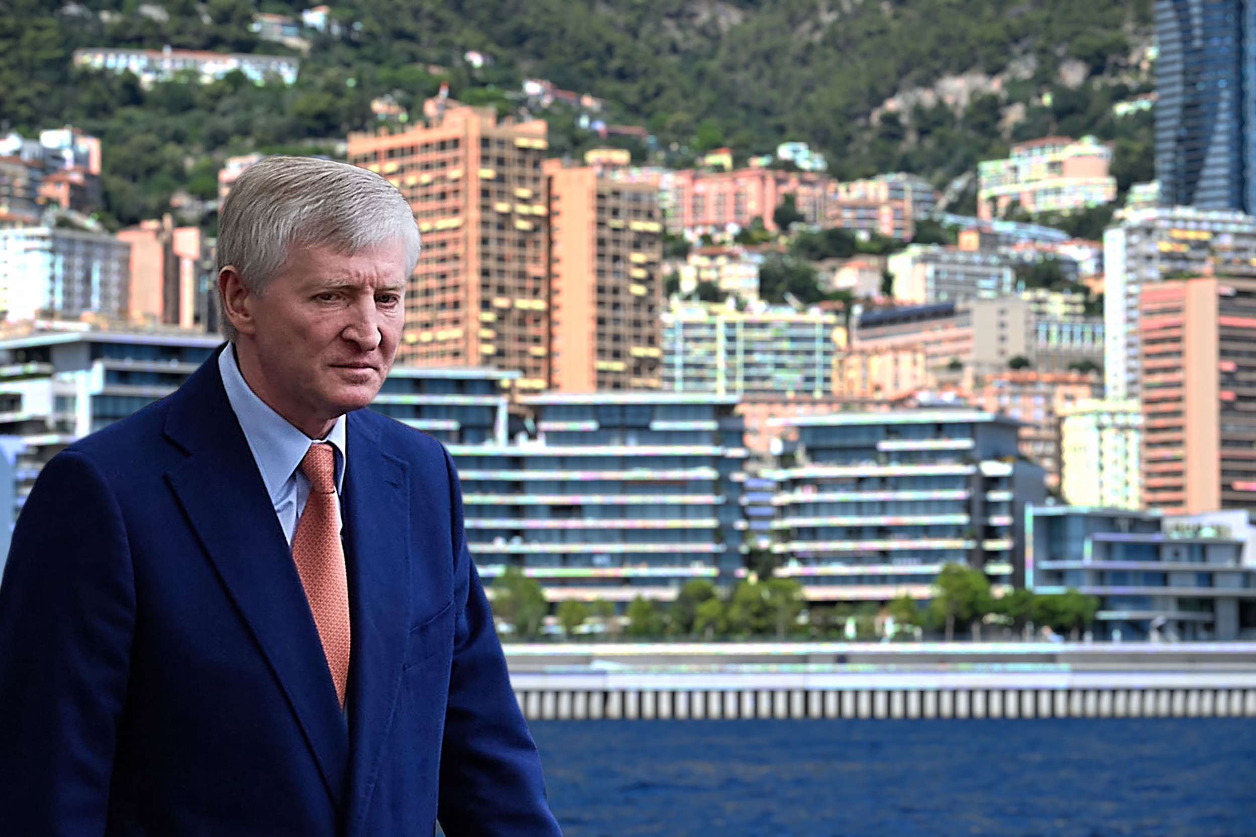 Vue de la Principauté de Monaco depuis la mer,