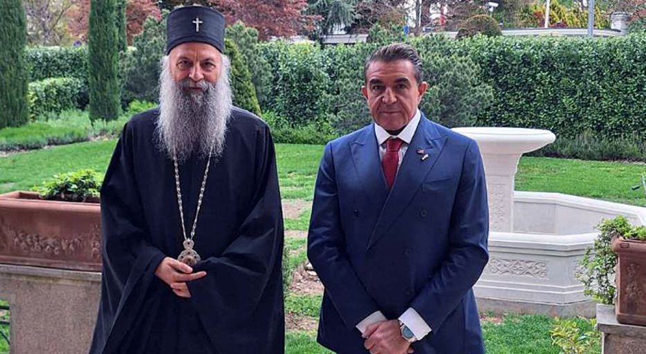 Patrijarh Porfirije i Paolo Zampoli