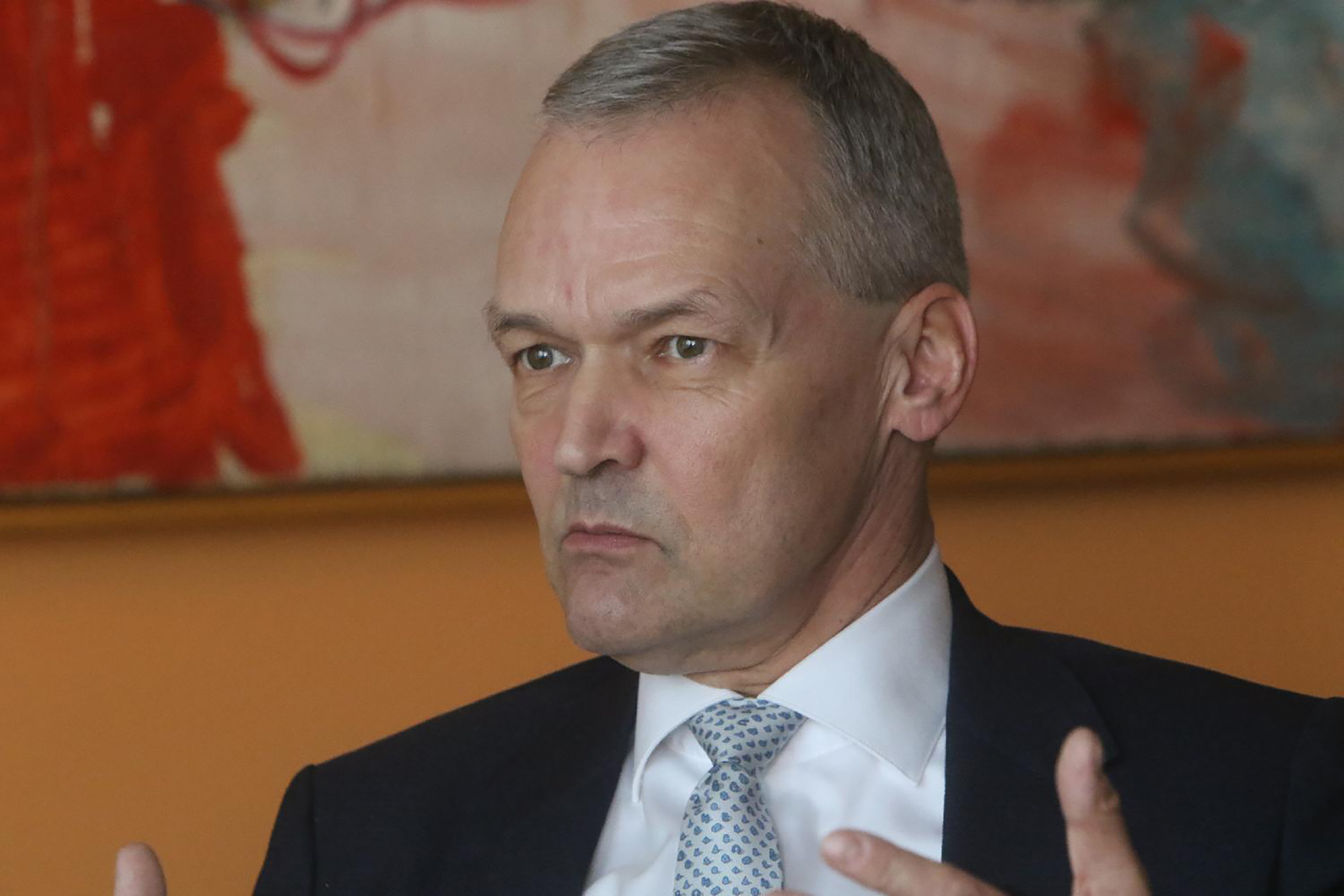 Mesto: BeogradDatum: Wed Mar 04 11:27:55 CET 2026Dogadjaj: POLITIKA -intervju FoNetu ambasadora Holandije u Srbiji Martijna Elgersma.Fotoreporter: Zoran MrđaLičnosti:  Martijn ElgersmaIzvor: FoNet