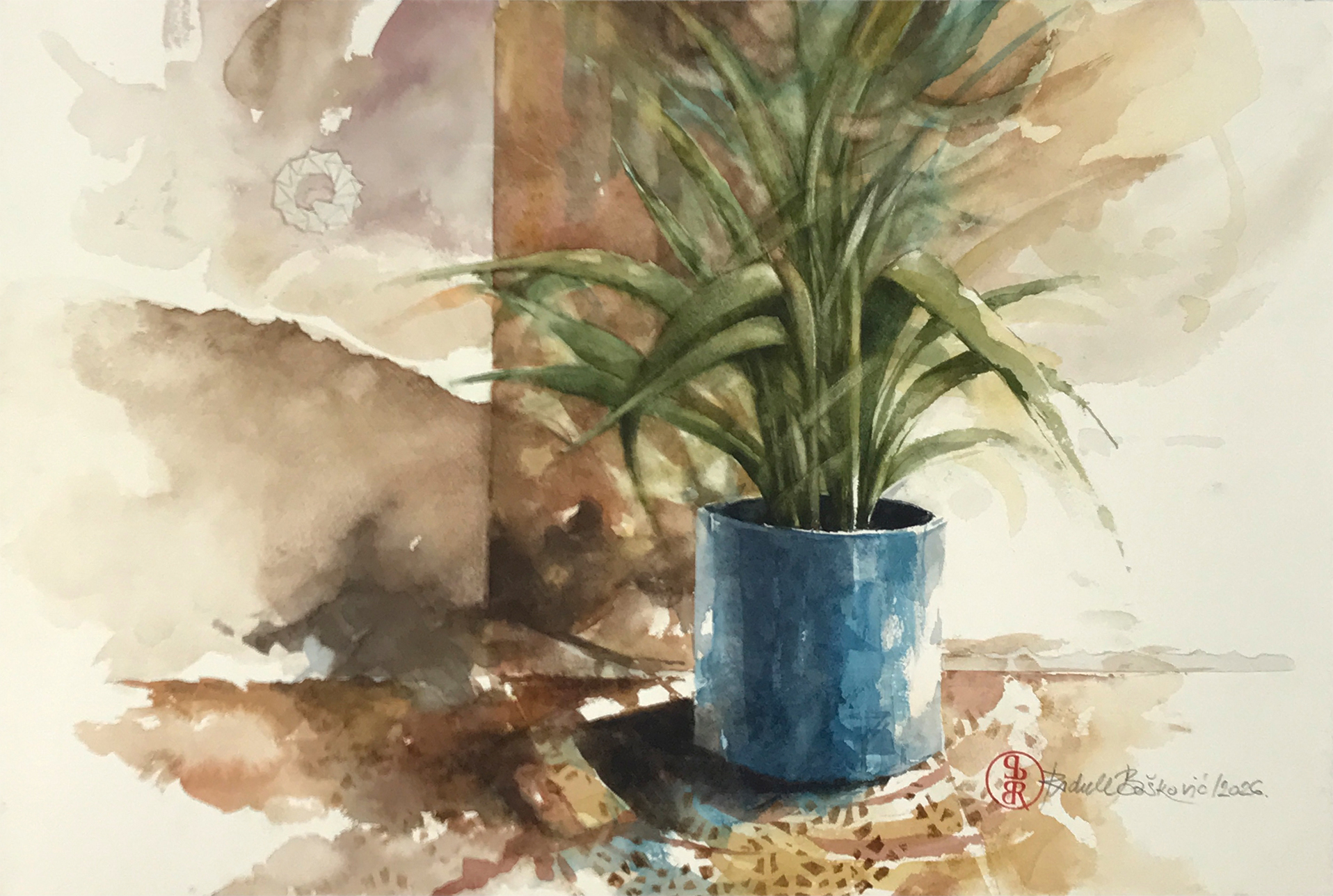 Radule Bošković Izložba akvarela, Natura morta.jpg