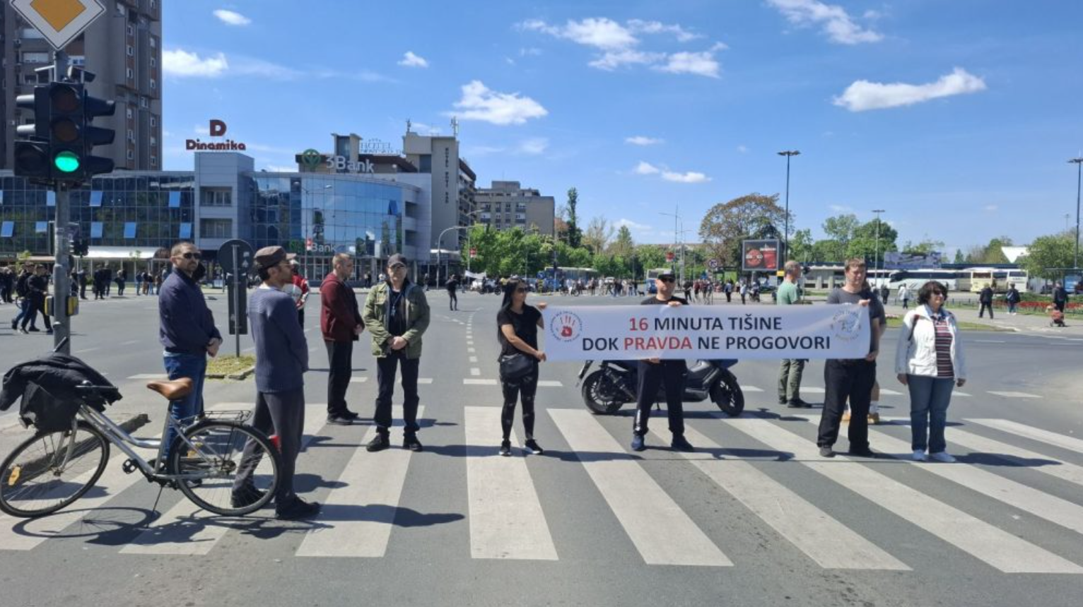 Blokada glavnih raskrsnica  Novi Sad