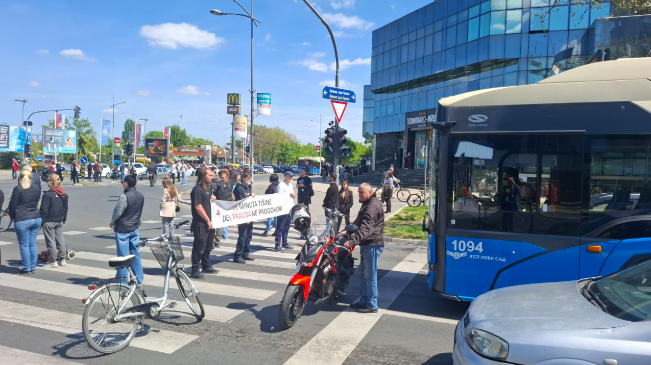 Blokada glavnih raskrsnica  Novi Sad