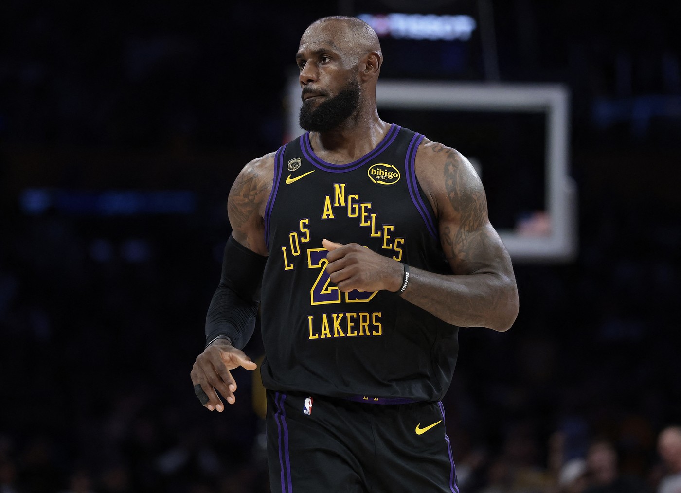 LOS ANGELES, CALIFORNIA - APRIL 21: LeBron James