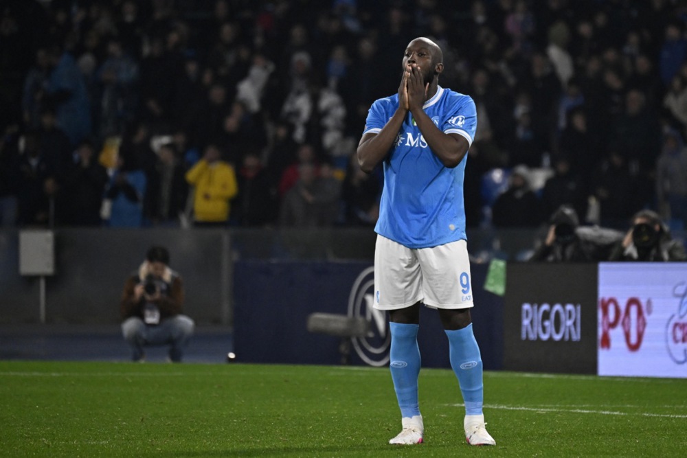 epa12725535 Napoli's forward Romelu Lukaku
