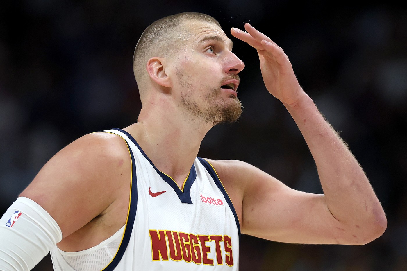 DENVER, COLORADO - APRIL 18: Nikola Jokic