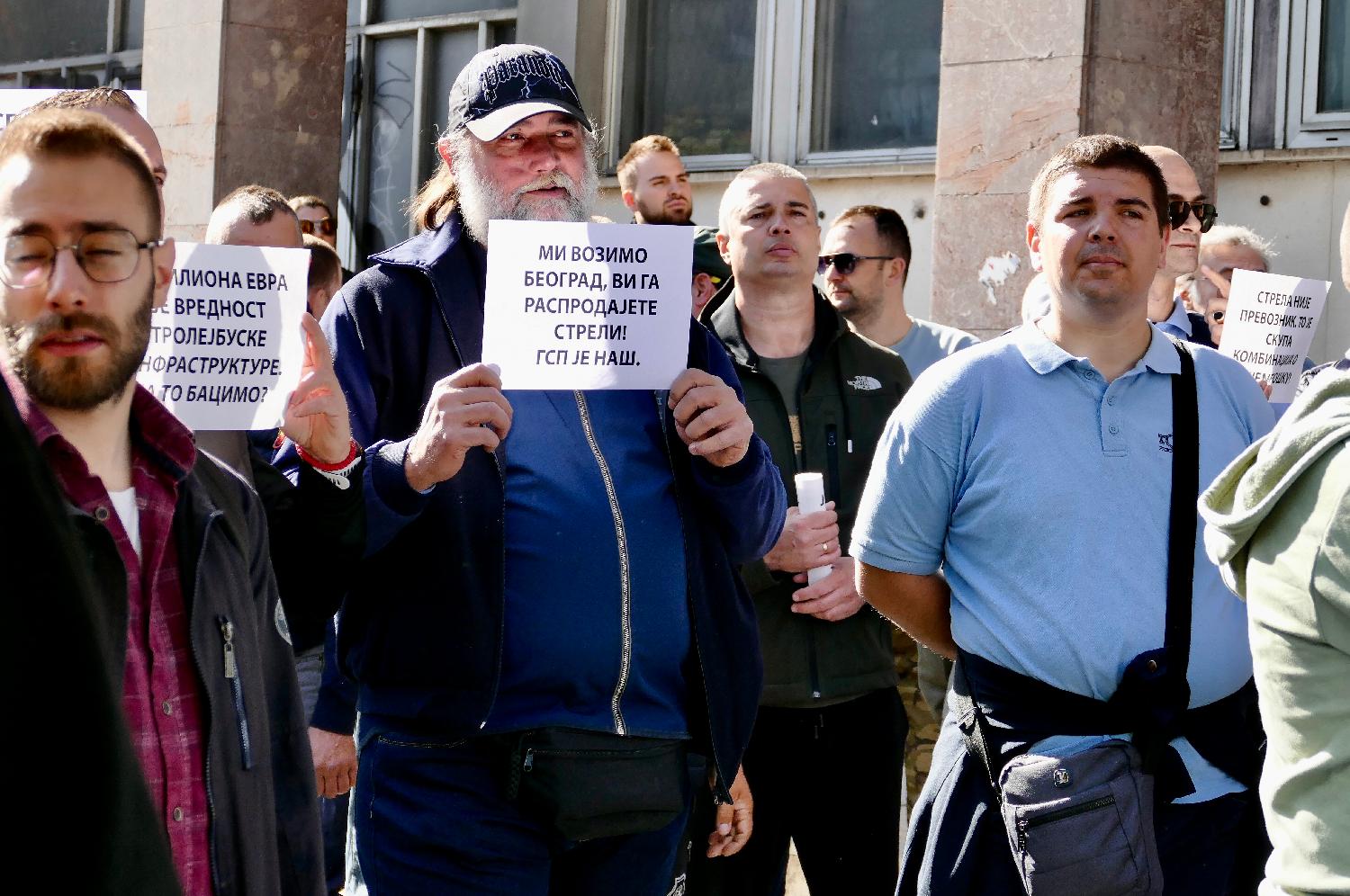 Mesto:Beograd Datum:27.04.2026 Događaj: DRUŠTVO - konferencija za novinare radnika GSP Beograd i sindikata Centar, Sloga GSP, Sindikata zaposlenih u javnom prevozu, Udruženje građana Vratimo trolu 28 i Udruženje korisnika javnog prevoza