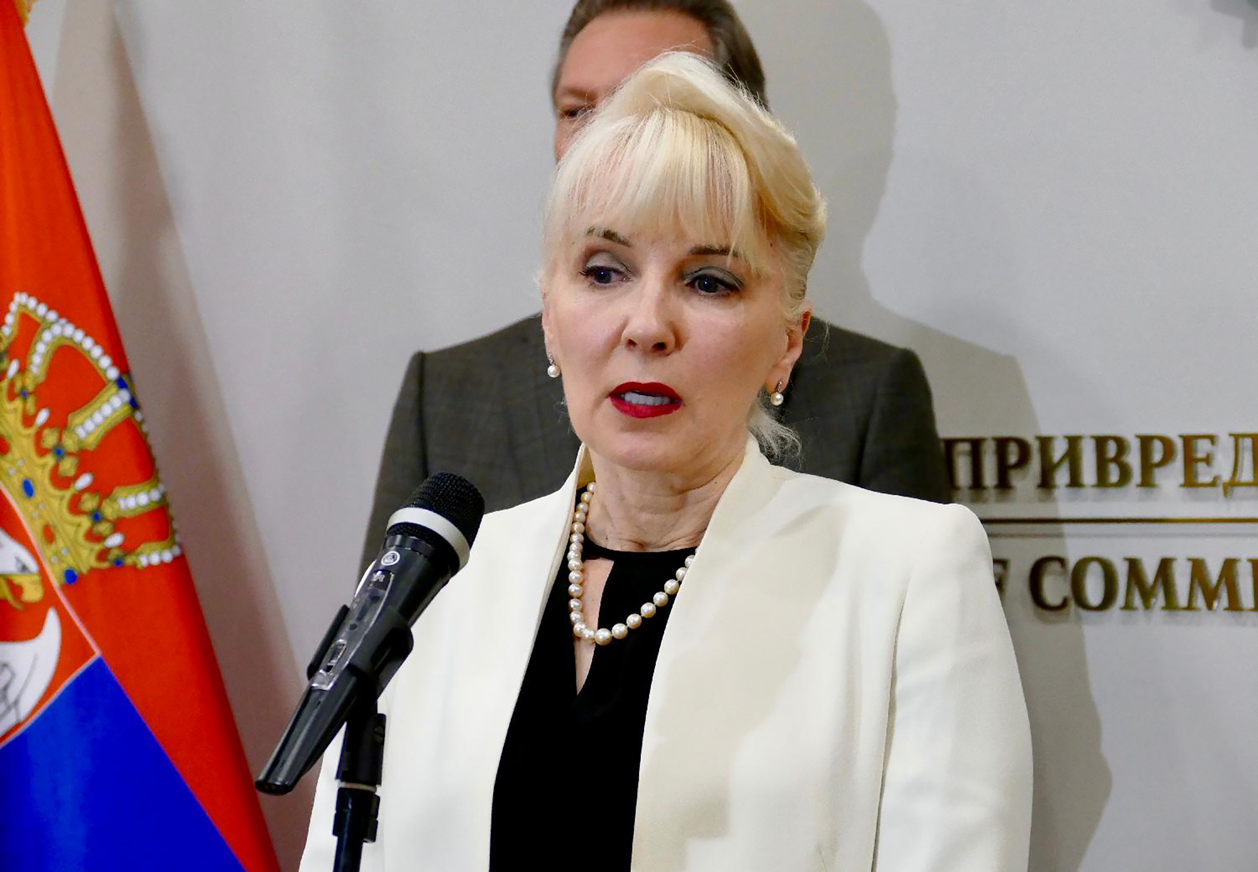 Mesto: BeogradDatum: Mon Apr 27 14:27:41 CEST 2026Dogadjaj: POLITIKA - otvorena diskusija "Cefta 2026: Prioriteti i planirane aktivnosti"Fotoreporter: Ognjen StevanovićLičnosti: Jagoda LazarevićIzvor: FoNet
