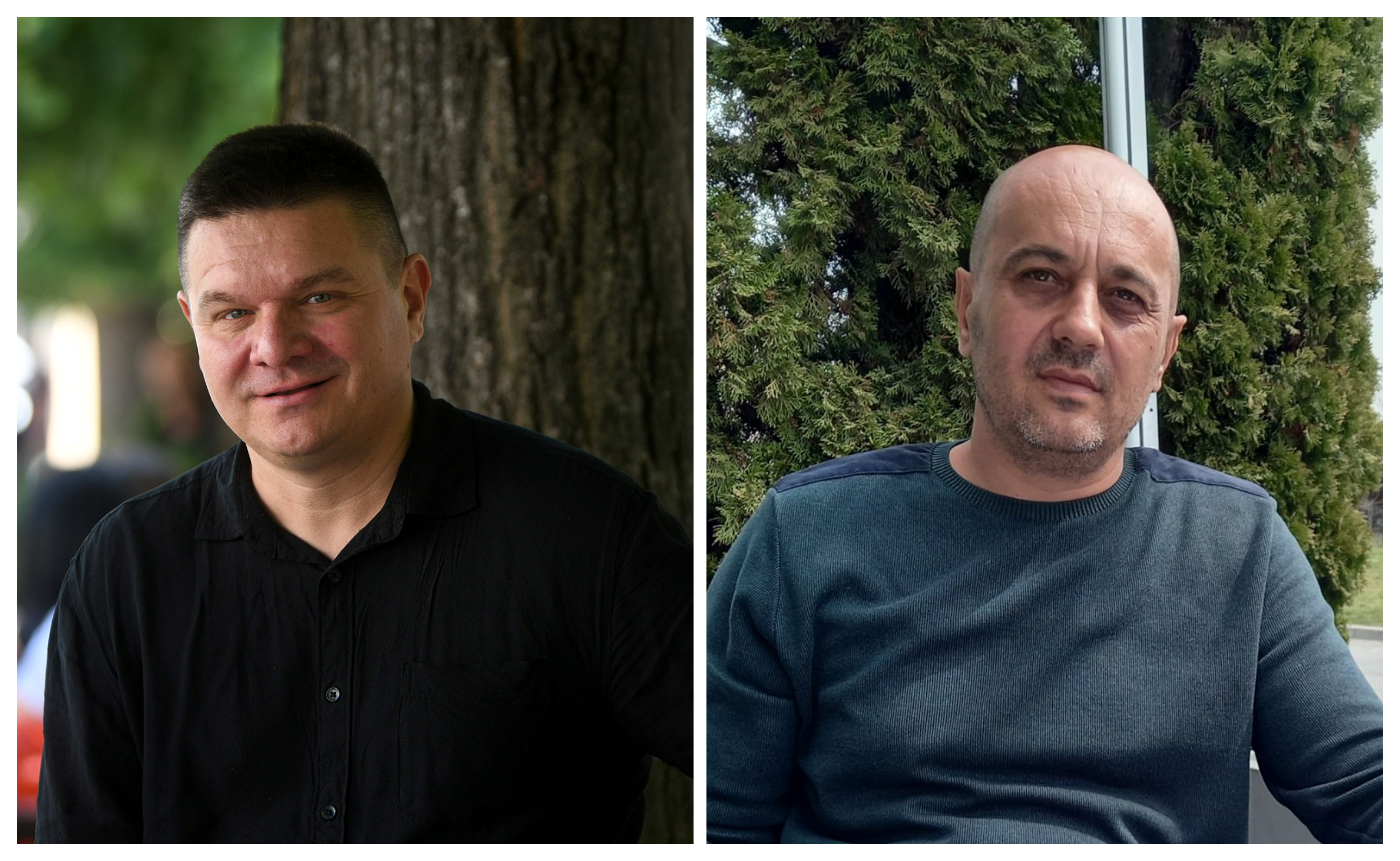 Vladan Slavković iz Lokalnog fronta i Ivan Matović iz Starosedelaca Kraljeva kombo