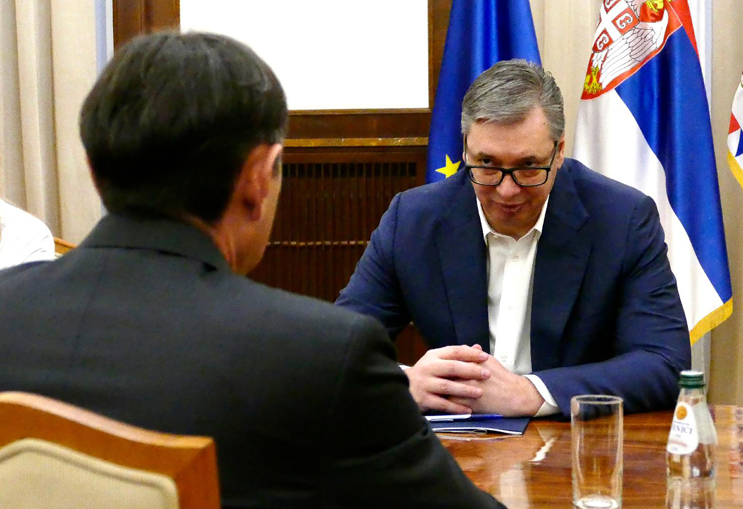 Mesto: BeogradDatum: Fri Apr 03 09:49:41 CEST 2026Dogadjaj: POLITIKA - Predsednik Srbije Aleksandar Vučić pozvao je na konsultacije predstavnike Pokreta socijalistaFotoreporter: Ognjen StevanovićIzvor: FoNet