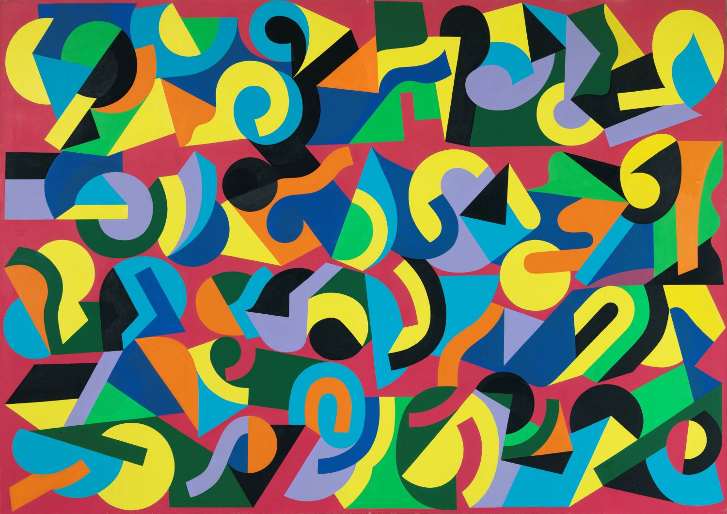 U četiri i po reda, foto MSUB, 1979. ulje na platnu.jpg