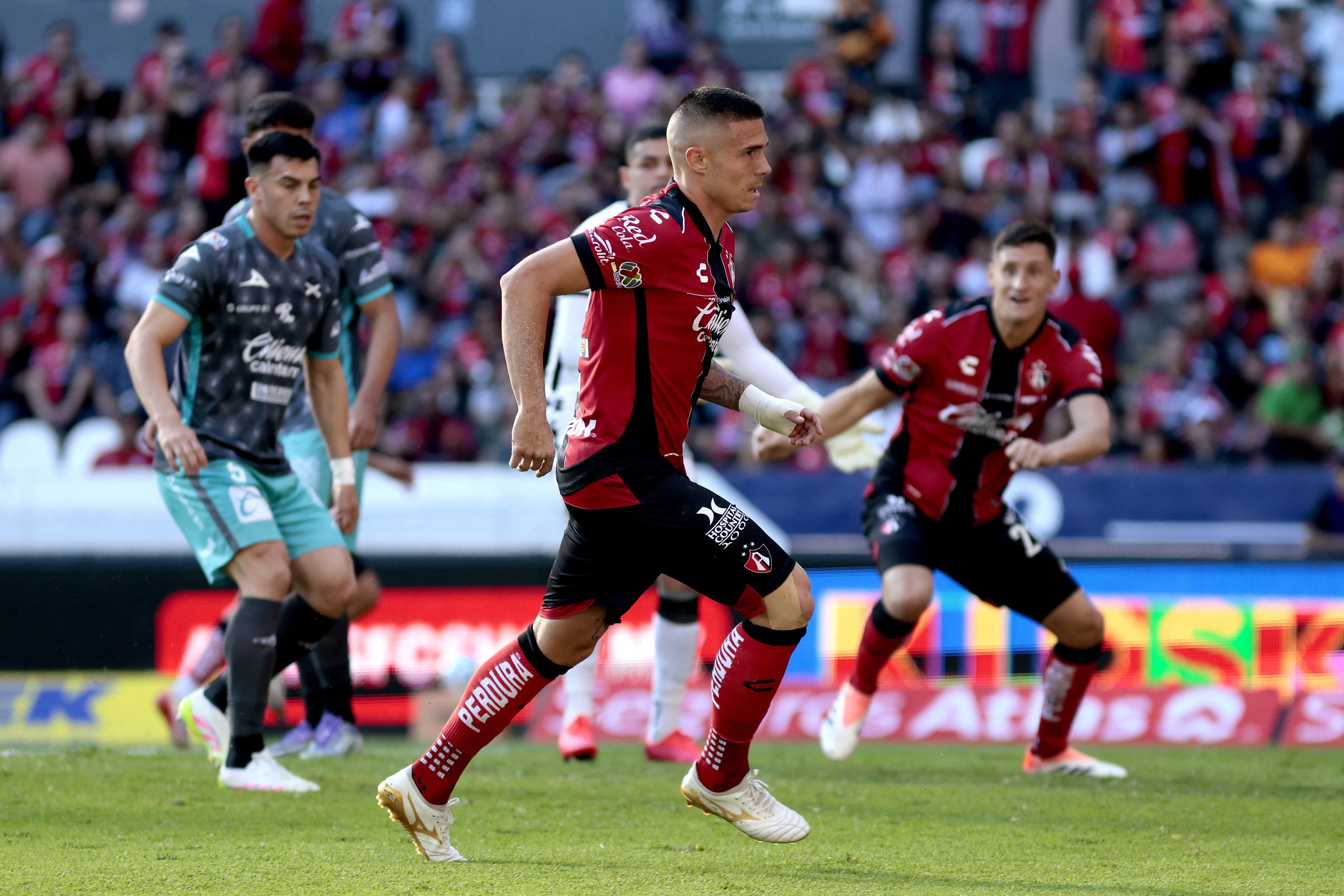 Atlas' Montenegrin forward #32 Uros Djurdjevic