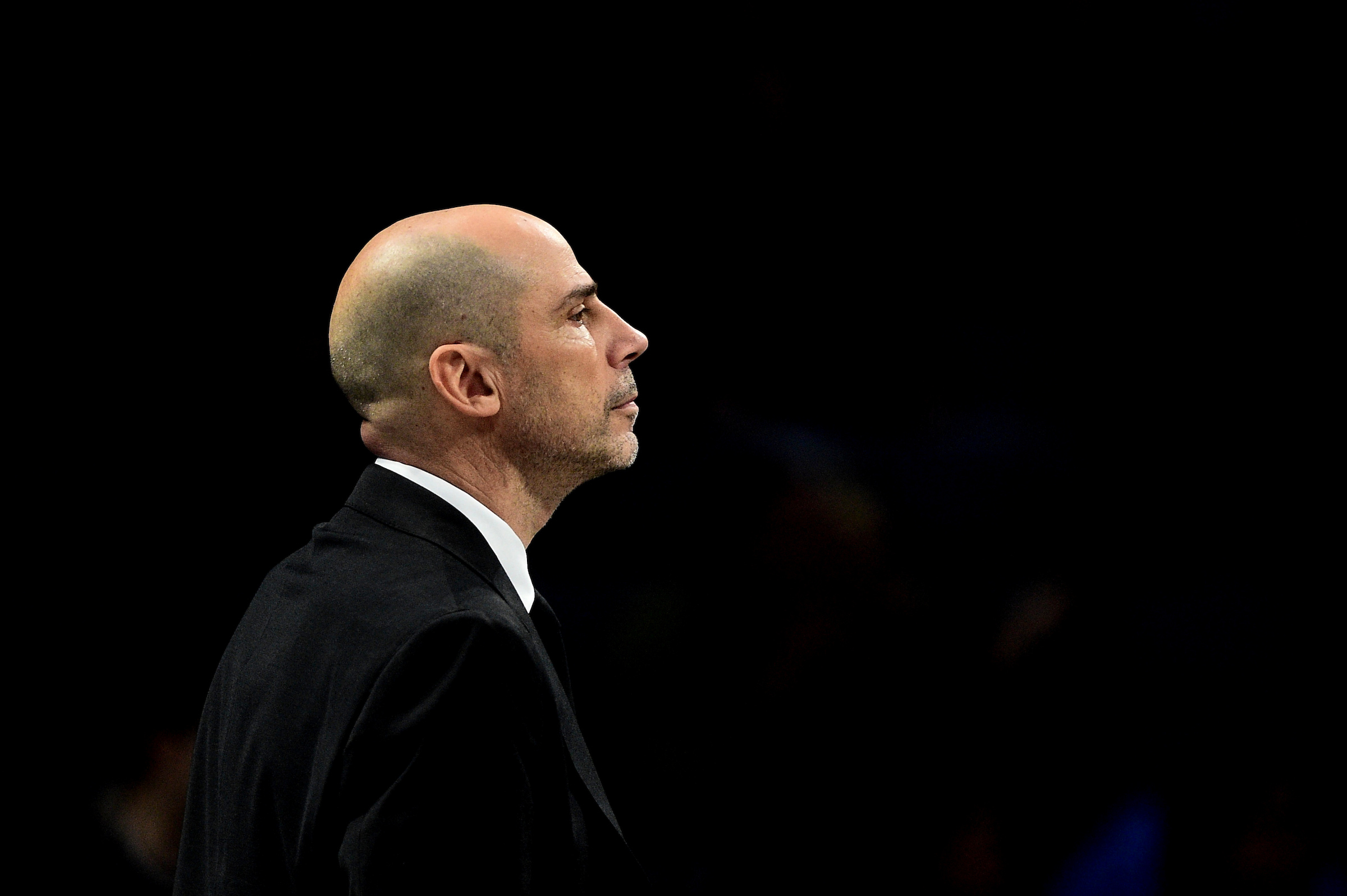 Joan Penarroya, head coach of Partizan at the ABA league's top 8 game between Partizan and Bosna, played at Beogradska arena, Belgrade, Serbia, 30.03.2026.  (Photo by Dusan Milenkovic/Starsport.rs ©)