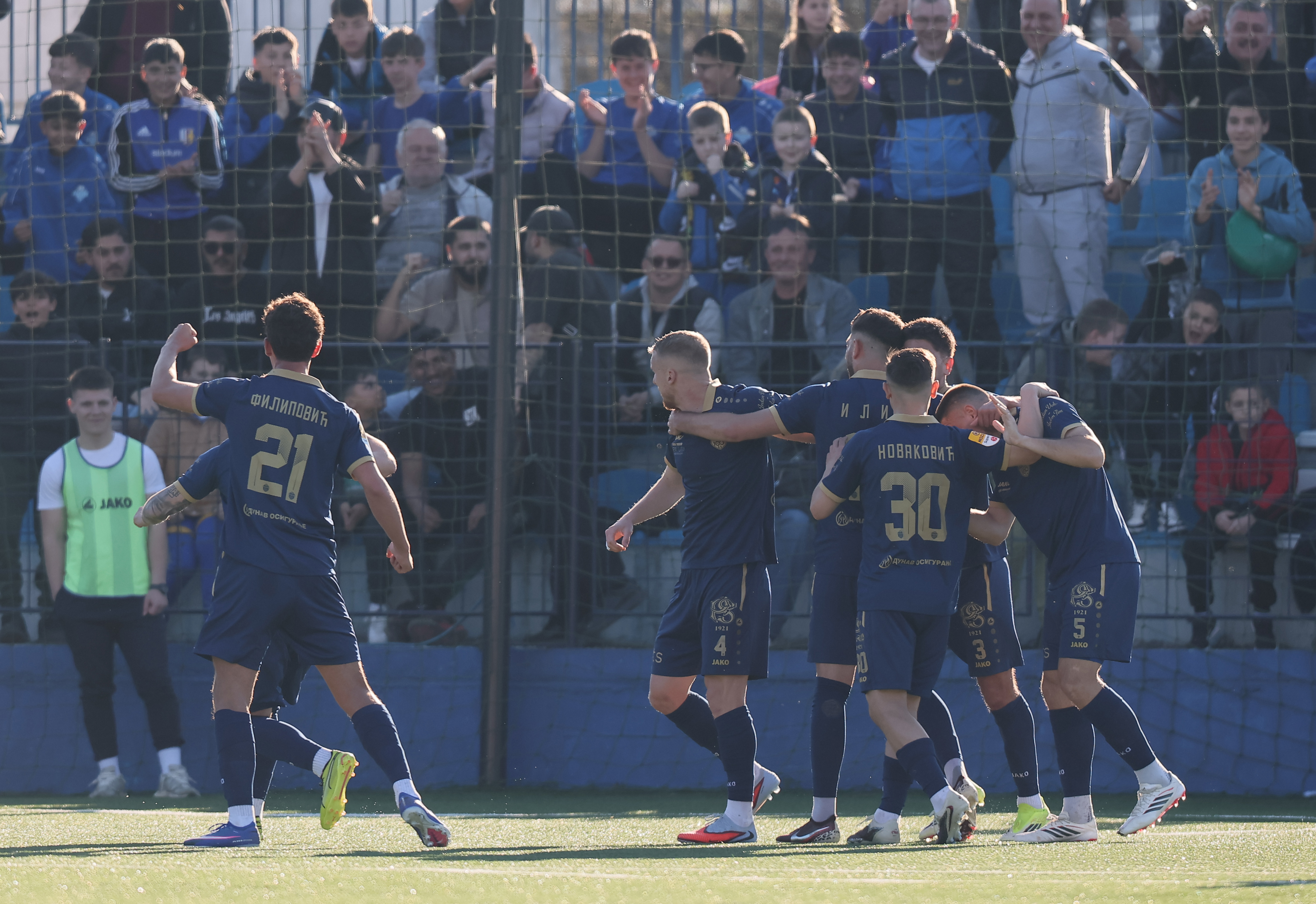 Surdulica, Serbia. 5th April, 2026. Crvena Zvezda's  during Serbian Superleague football match between Radnik Surdulica and Crvena Zvezda (Red Star) on April 5. 2026. in Surdulica, Serbia.(photo by Pedja Milosavljevic/STARSPORT ©)