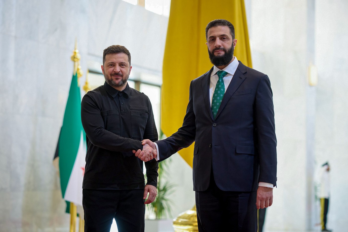 Volodimir Zelenski i Ahmed Al Šara