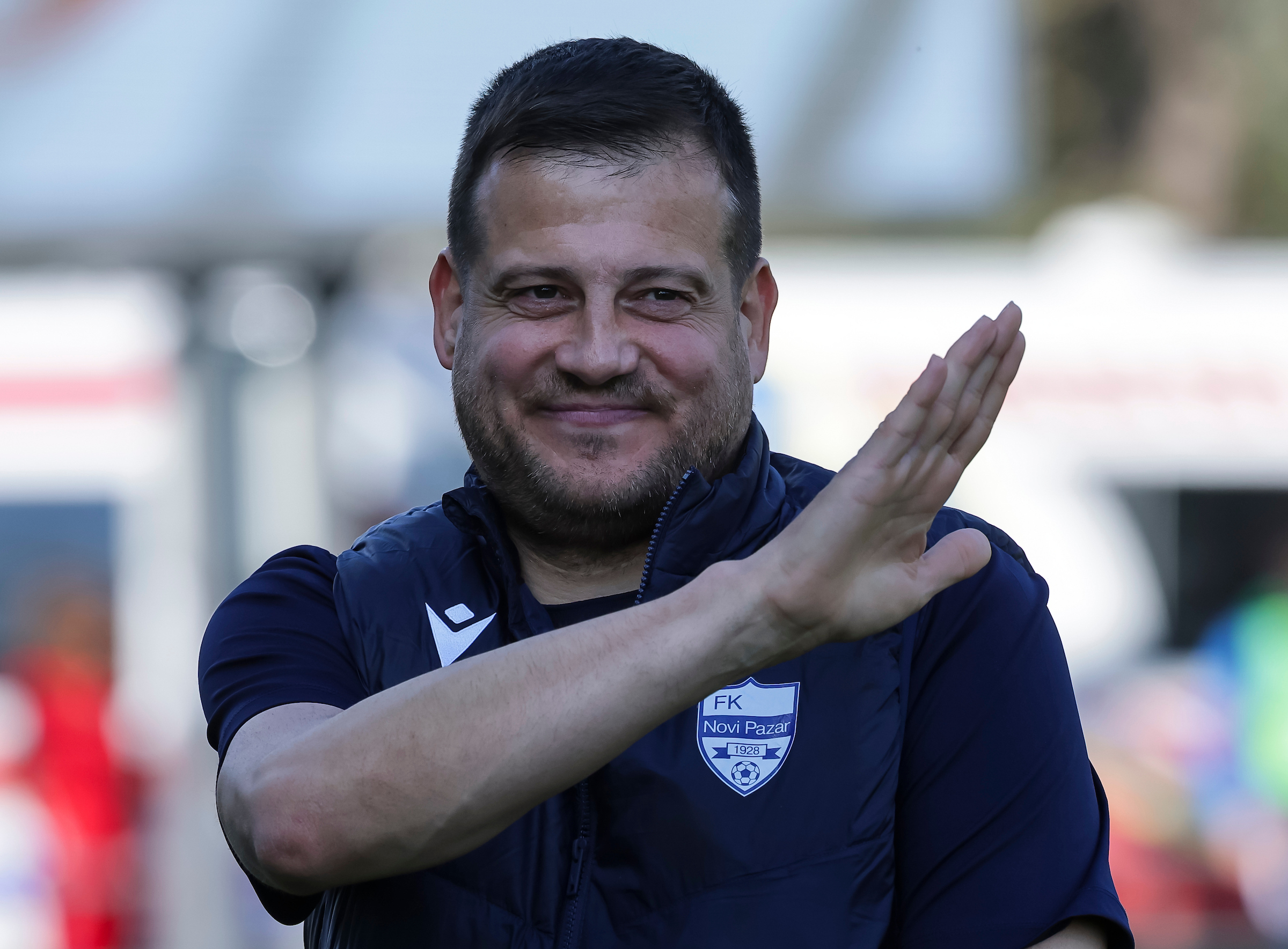 head coach Nenad Lalatovic of Novi Pazar during the Super Liga 2025/2026