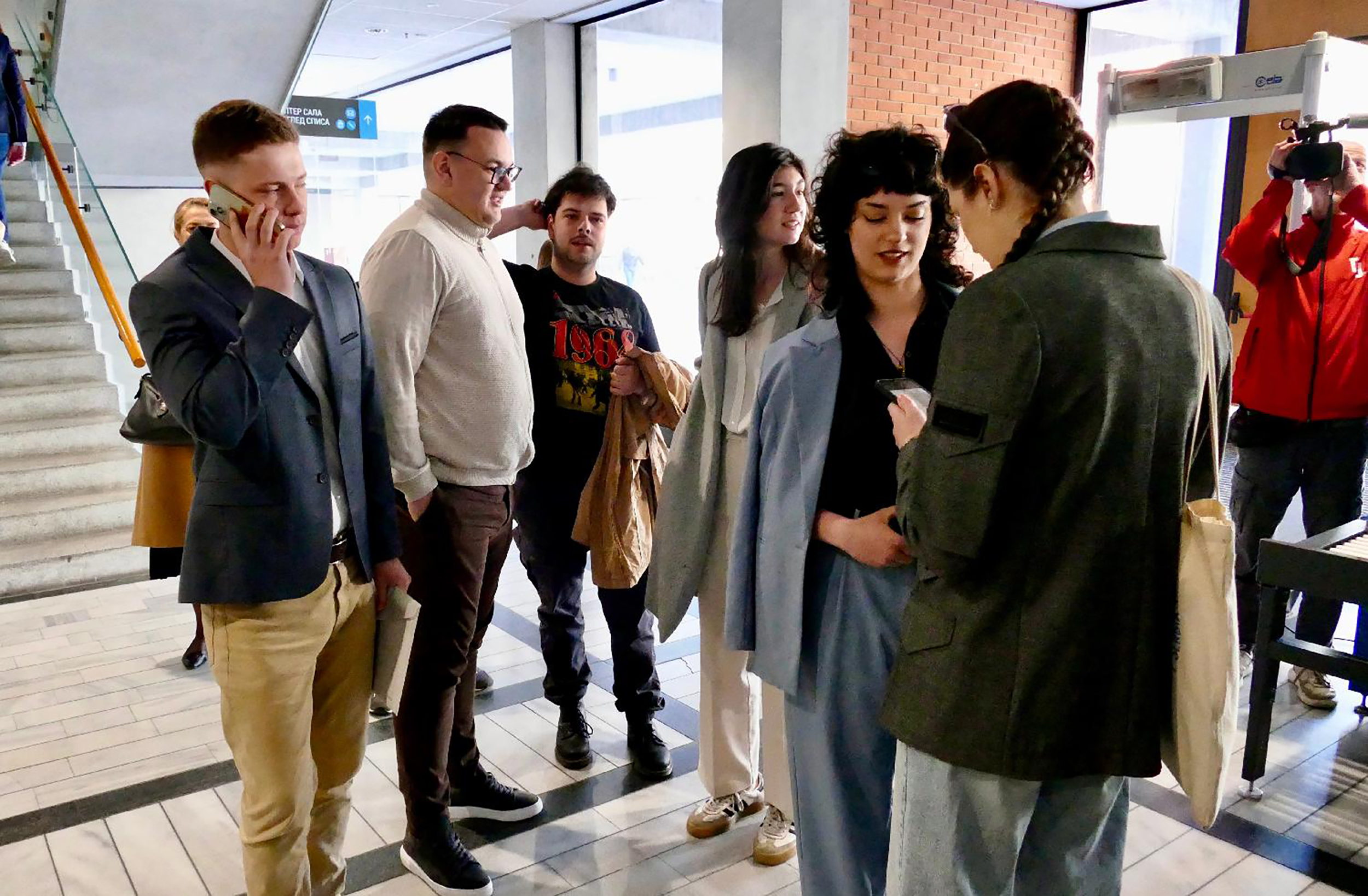 Mesto: BeogradDatum: Wed Apr 08 10:21:35 CEST 2026Dogadjaj: DRUŠTVO - skup podrške studentima koji se terete za krivično delo priprema dela protiv ustavnog uređenja i bezbednosti SrbijeFotoreporter: Ognjen StevanovićIzvor: FoNet