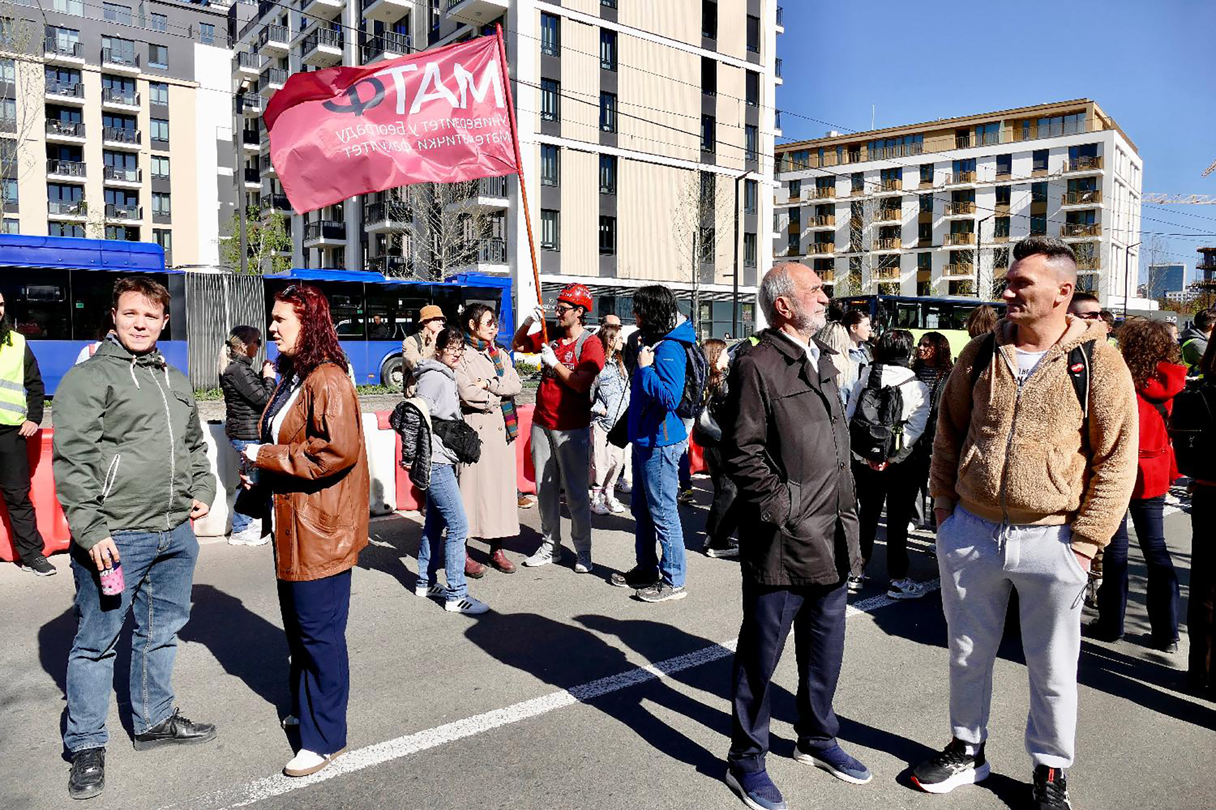 Mesto: BeogradDatum: Wed Apr 08 10:23:11 CEST 2026Dogadjaj: DRUŠTVO - skup podrške studentima koji se terete za krivično delo priprema dela protiv ustavnog uređenja i bezbednosti SrbijeFotoreporter: Ognjen StevanovićIzvor: FoNet