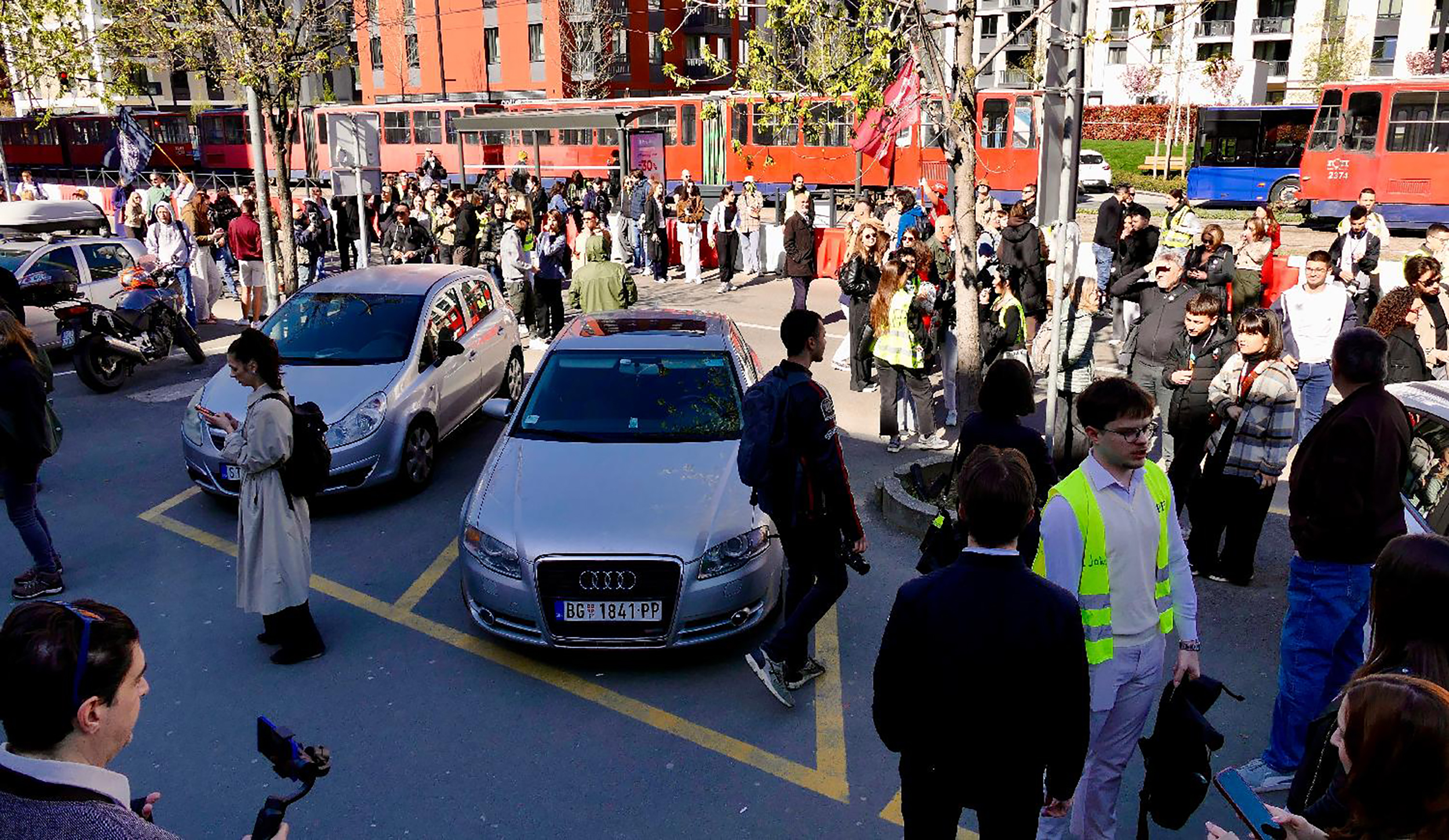 Mesto: BeogradDatum: Wed Apr 08 10:24:06 CEST 2026Dogadjaj: DRUŠTVO - skup podrške studentima koji se terete za krivično delo priprema dela protiv ustavnog uređenja i bezbednosti SrbijeFotoreporter: Ognjen StevanovićIzvor: FoNet