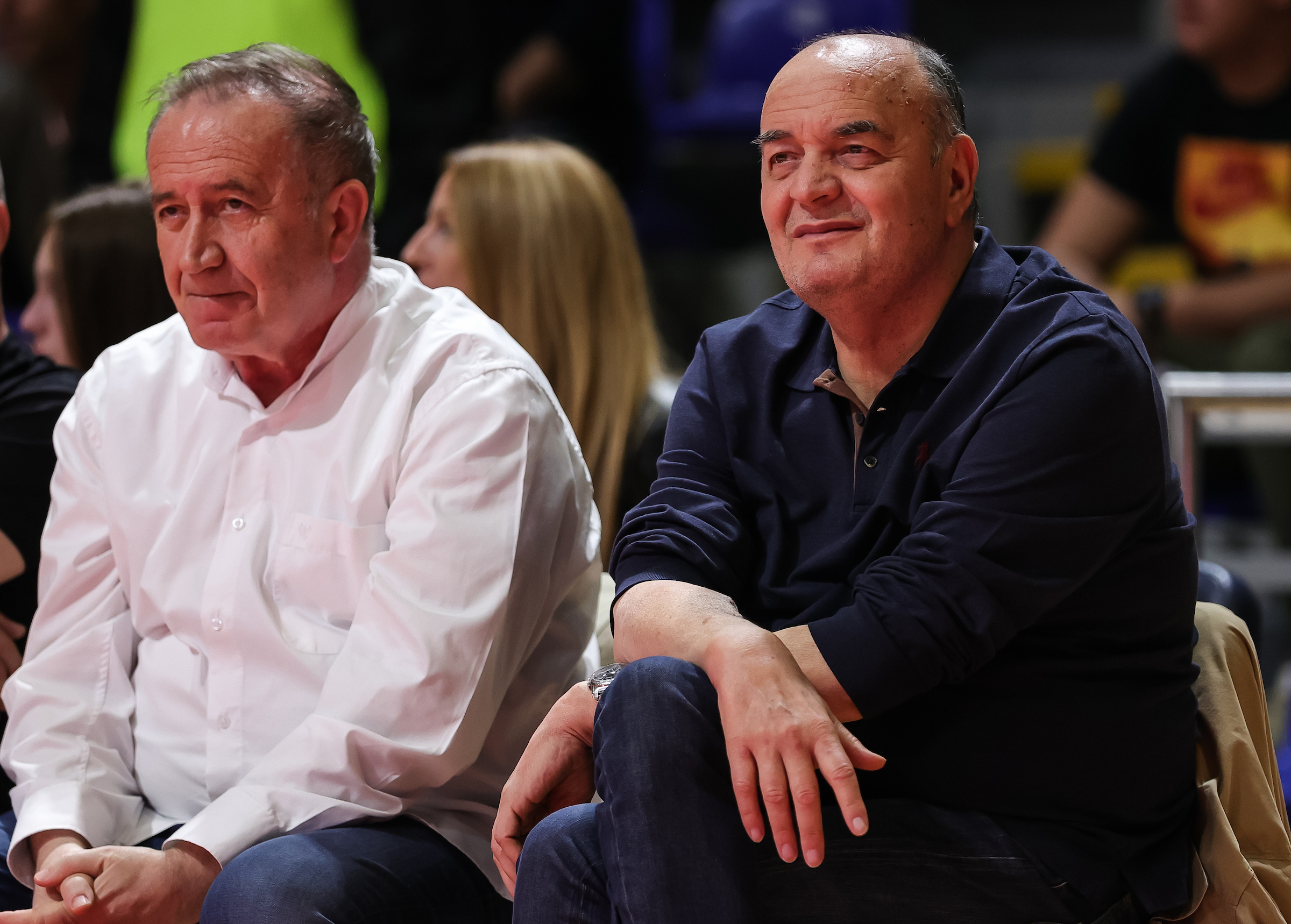 Dusko Vujosevic (R) and Bozo KoprivicaPartiza