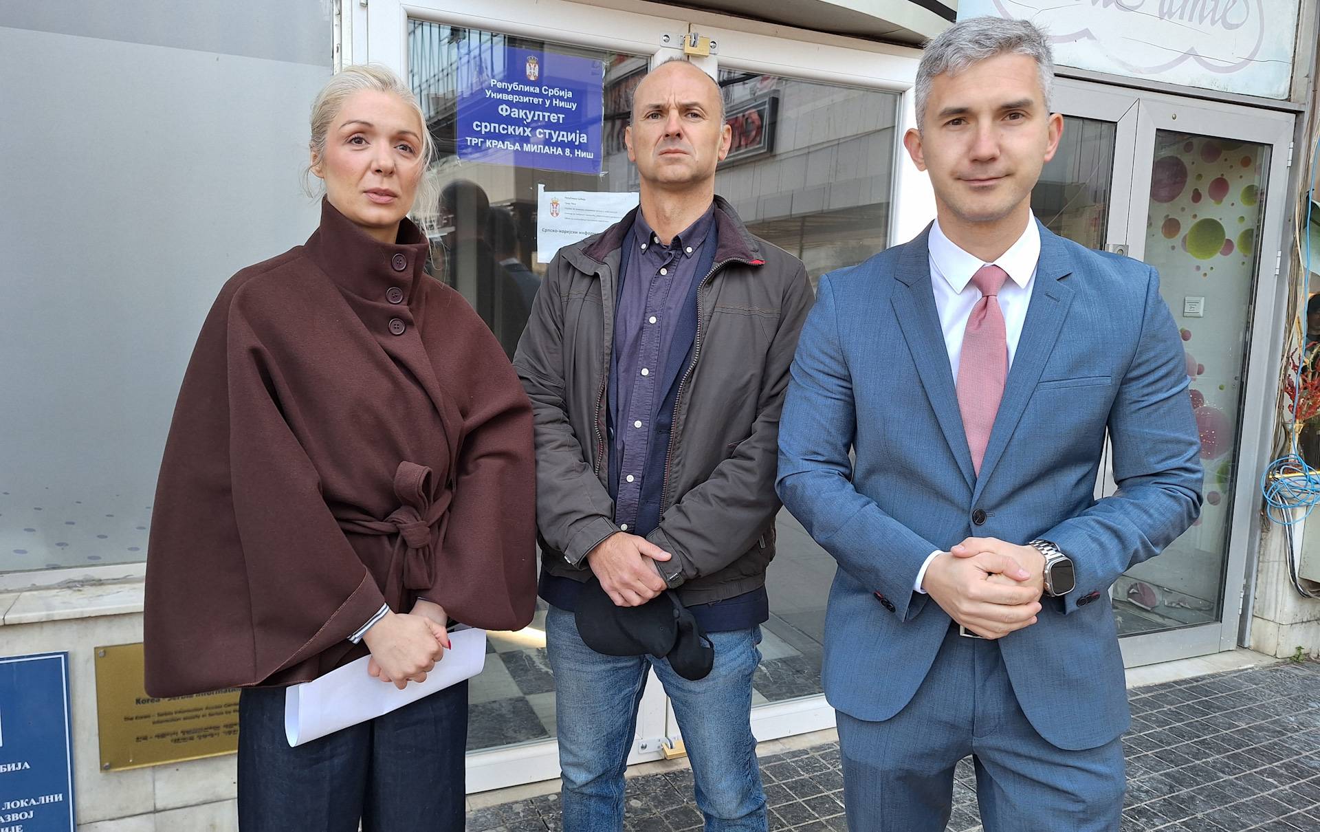 Jelena Milošević, Rastislav Dinić i Djordje Stanković Đorđe