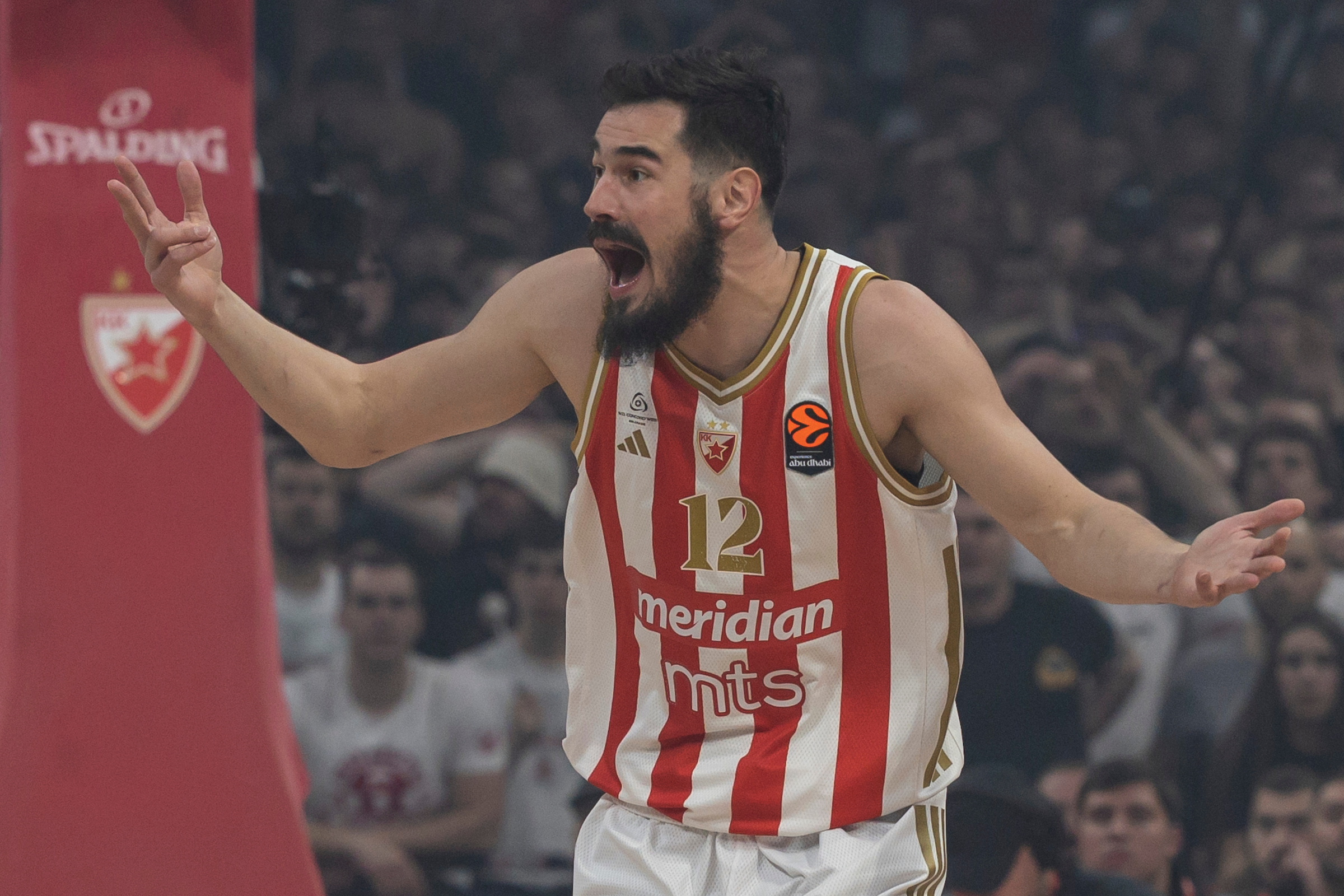 Nikola Kalinic, #12 of Crvena Zvezda Meridianbet Belgrade