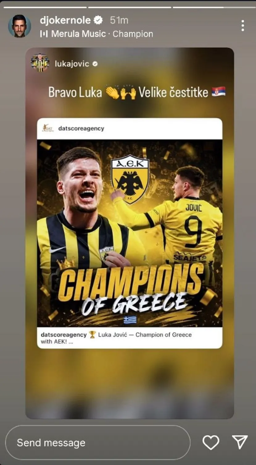 Novak Đoković i Luka Jović