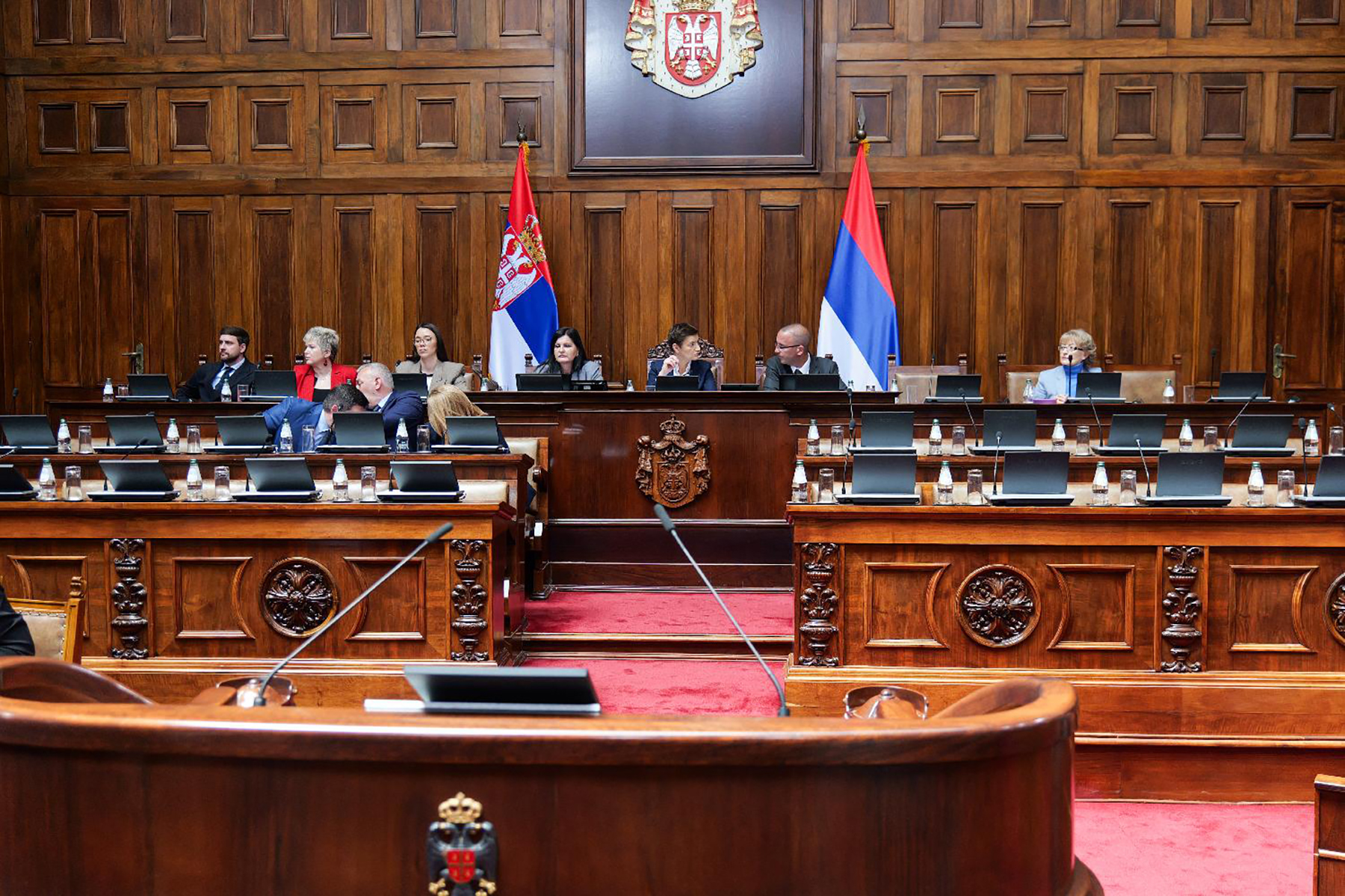 Mesto: BeogradDatum: Tue May 12 13:49:49 CEST 2026Dogadjaj: POLITIKA - sednica Skupštine Srbije na čijem dnevnom redu je set izbornih zakonaFotoreporter: Milica VučkovićIzvor: FoNet