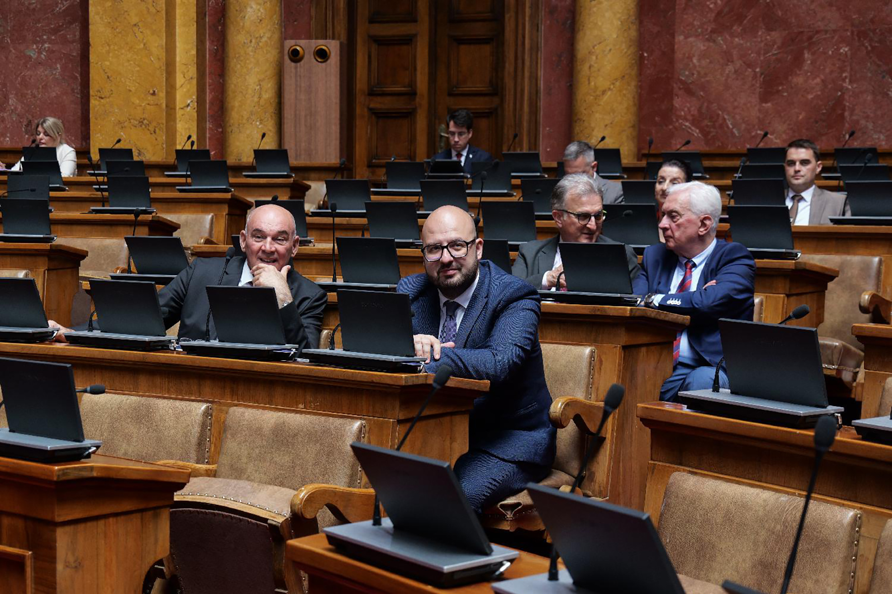 Mesto: BeogradDatum: Tue May 12 13:49:13 CEST 2026Dogadjaj: POLITIKA - sednica Skupštine Srbije na čijem dnevnom redu je set izbornih zakonaFotoreporter: Milica VučkovićIzvor: FoNet