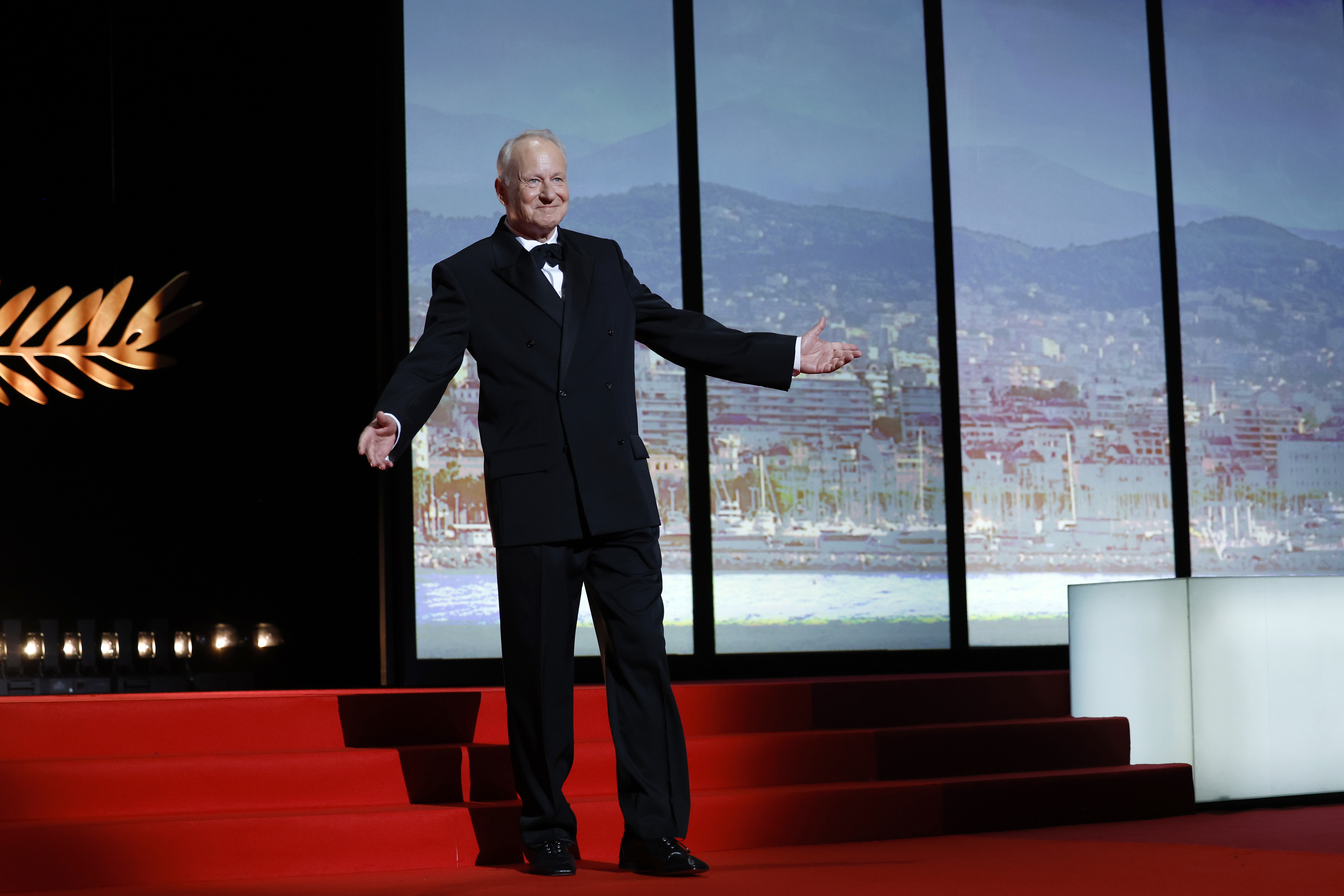 epa12951078 Feature Films Jury member Stellan Skarsgard onstage