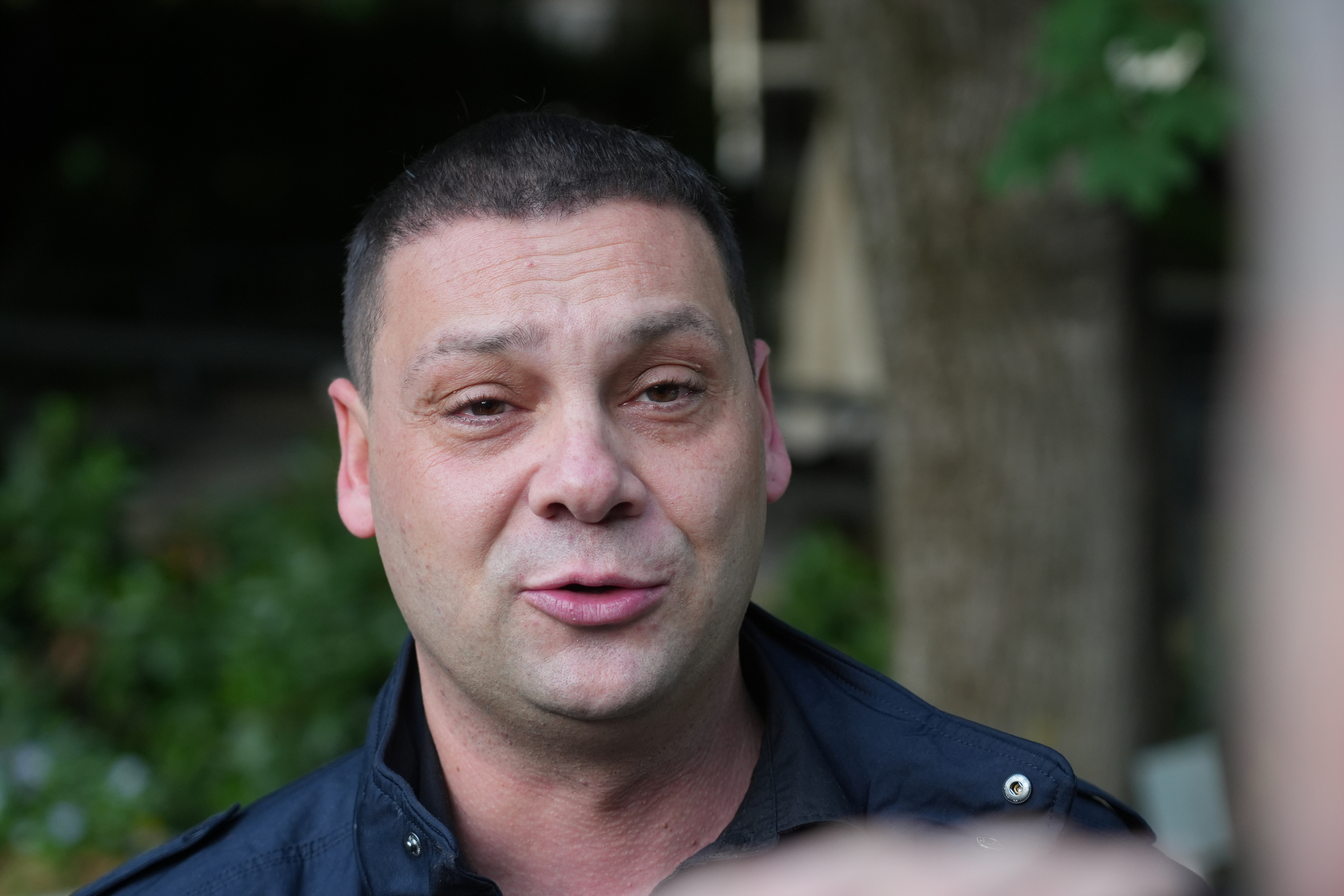 Pevac Ljuba Perucica i njegova supruga, nekadasnja voditeljka Katarina Kolozeus, organizovali su proslavu krstenja i prvog rodjendana cerke Katje u restoranu Topciderac. Photo: Antonio Ahel/ATAImages