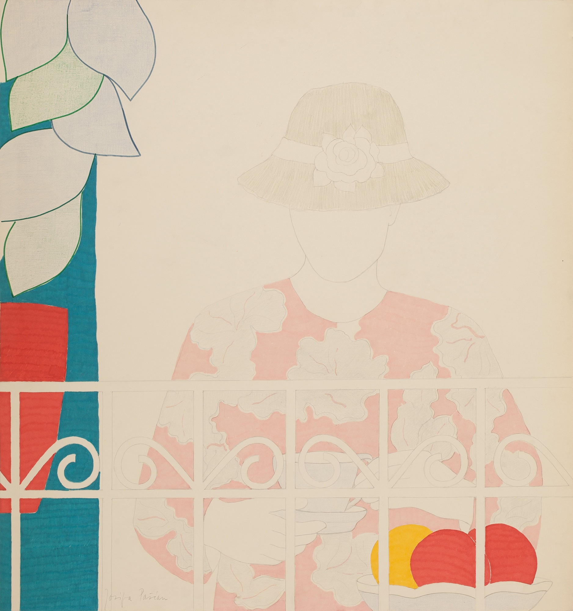 Josipa Pašćan, Balkon, 1976.jpg