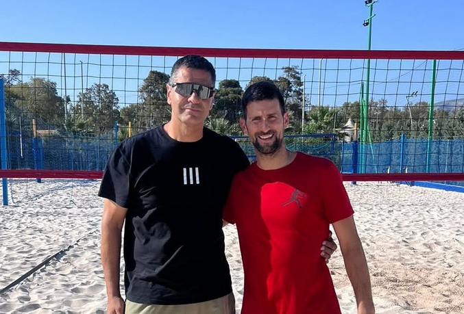 Novak Đoković odbojka na pesku