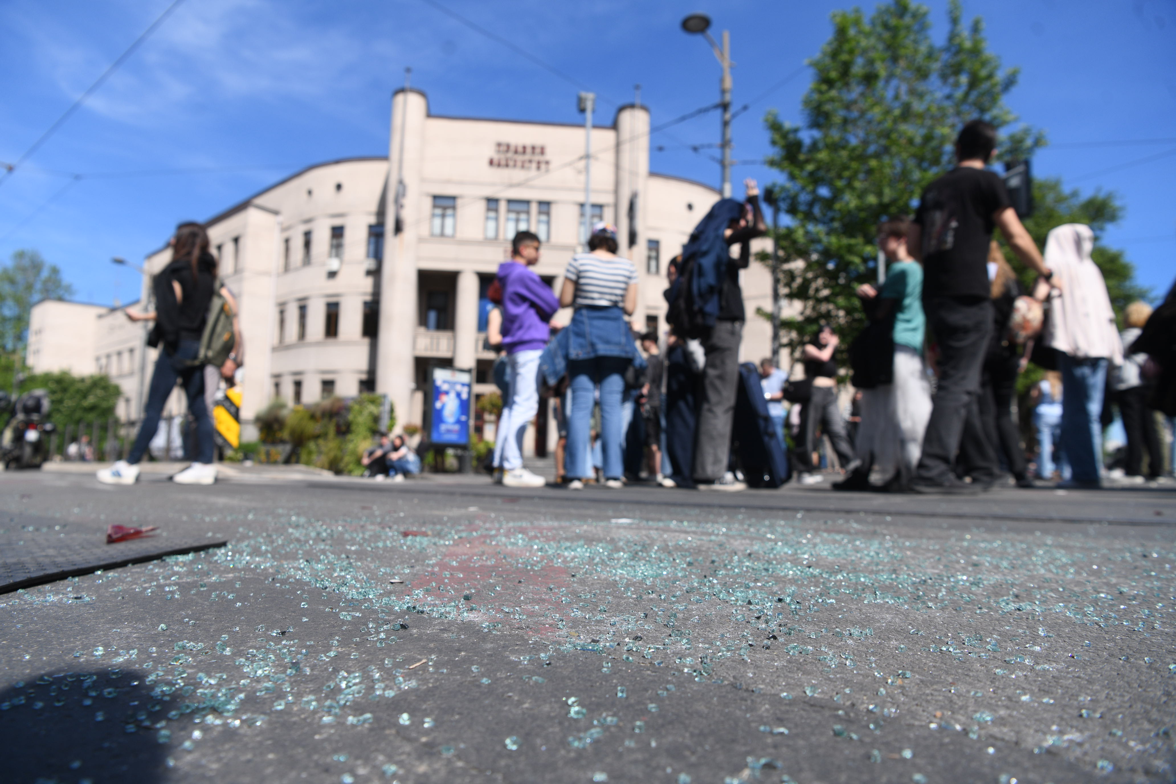 pravni fakultet beograd incident blokada gaženje