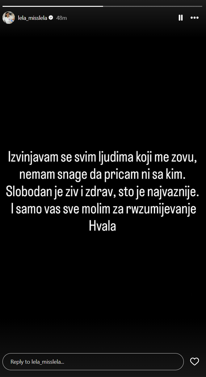 Supruga Slobe Vasić se oglasila nakon što je on primljen u Lazu Lazarević