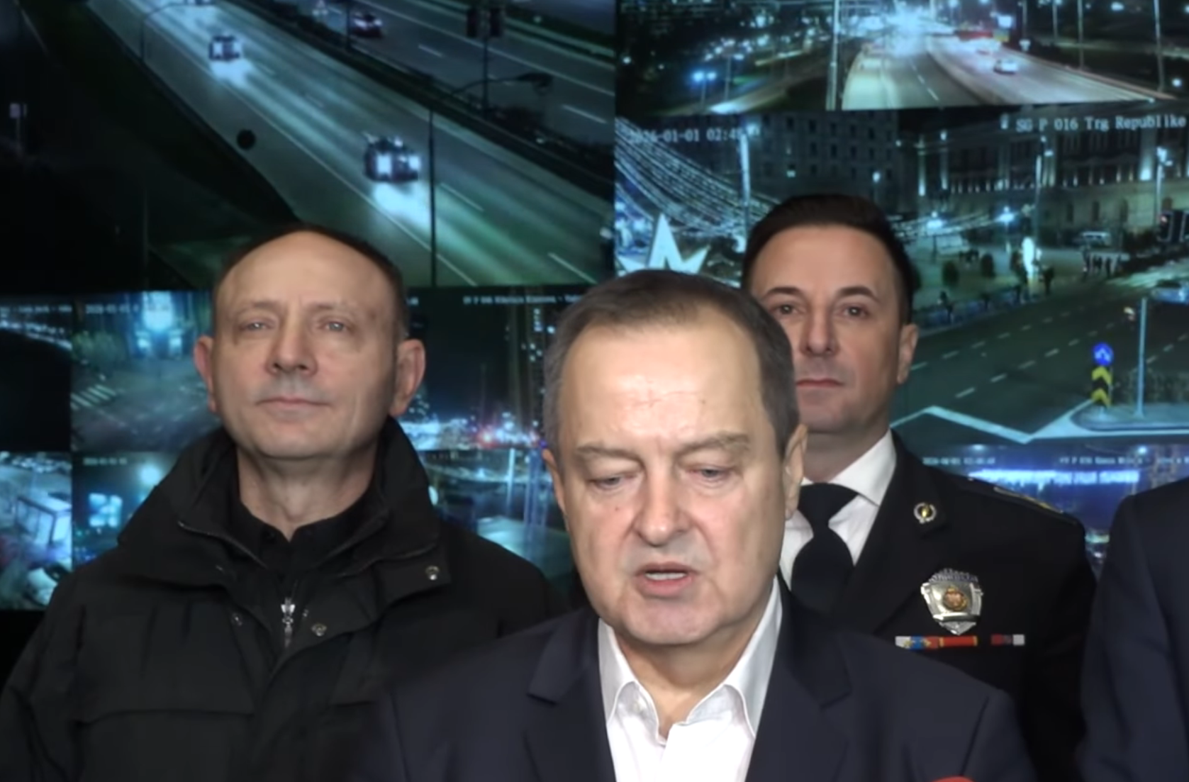 Dragan Vasiljević, Ivica Dačić, Veselin Milić, Đuro Macut