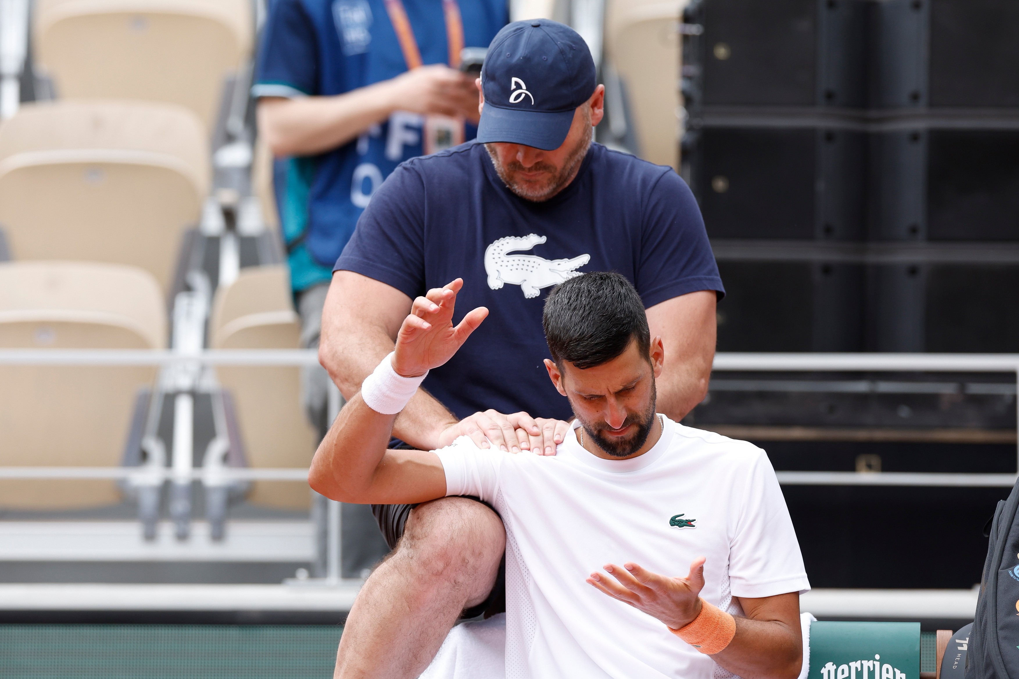 Novak DJOKOVIC (SRB) in action