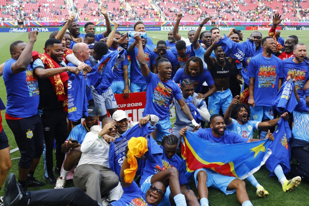 epa12863329 Players from the Democratic Republic of the Congo