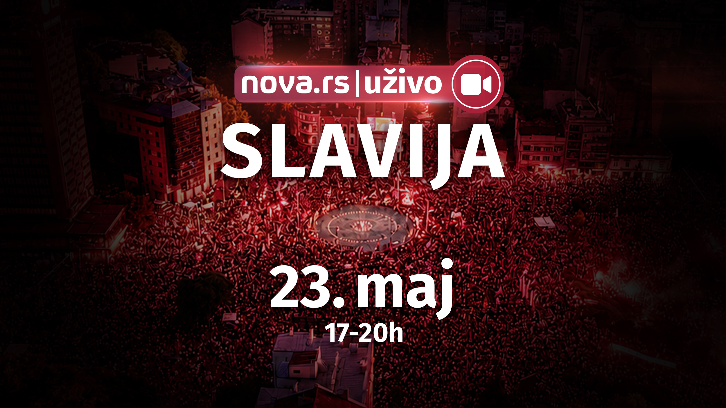 Protest uživo Slavija