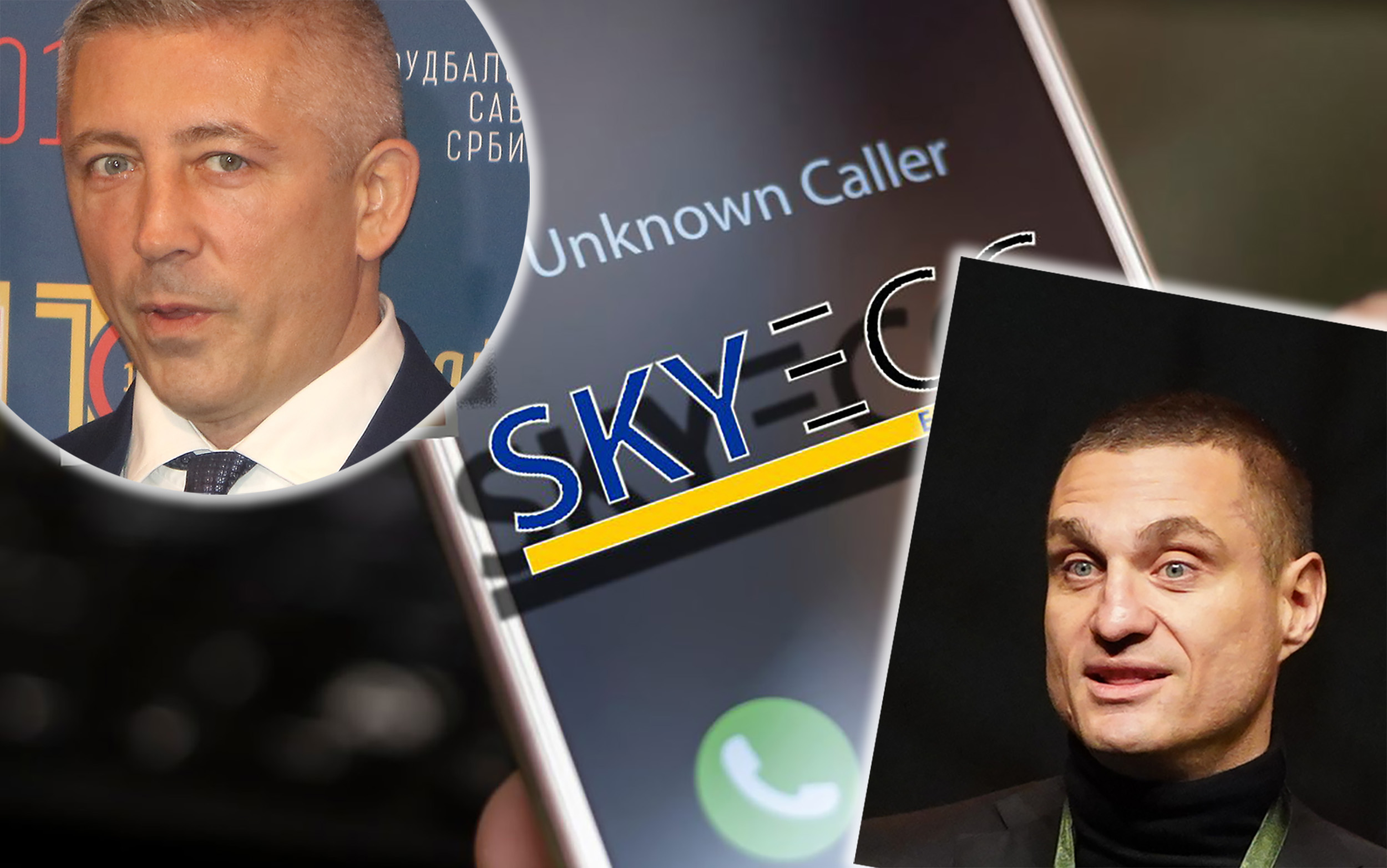 Skaj aplikacija, Skaj telefon,  Slaviša Kokeza, Nemanja Vidić kombo
