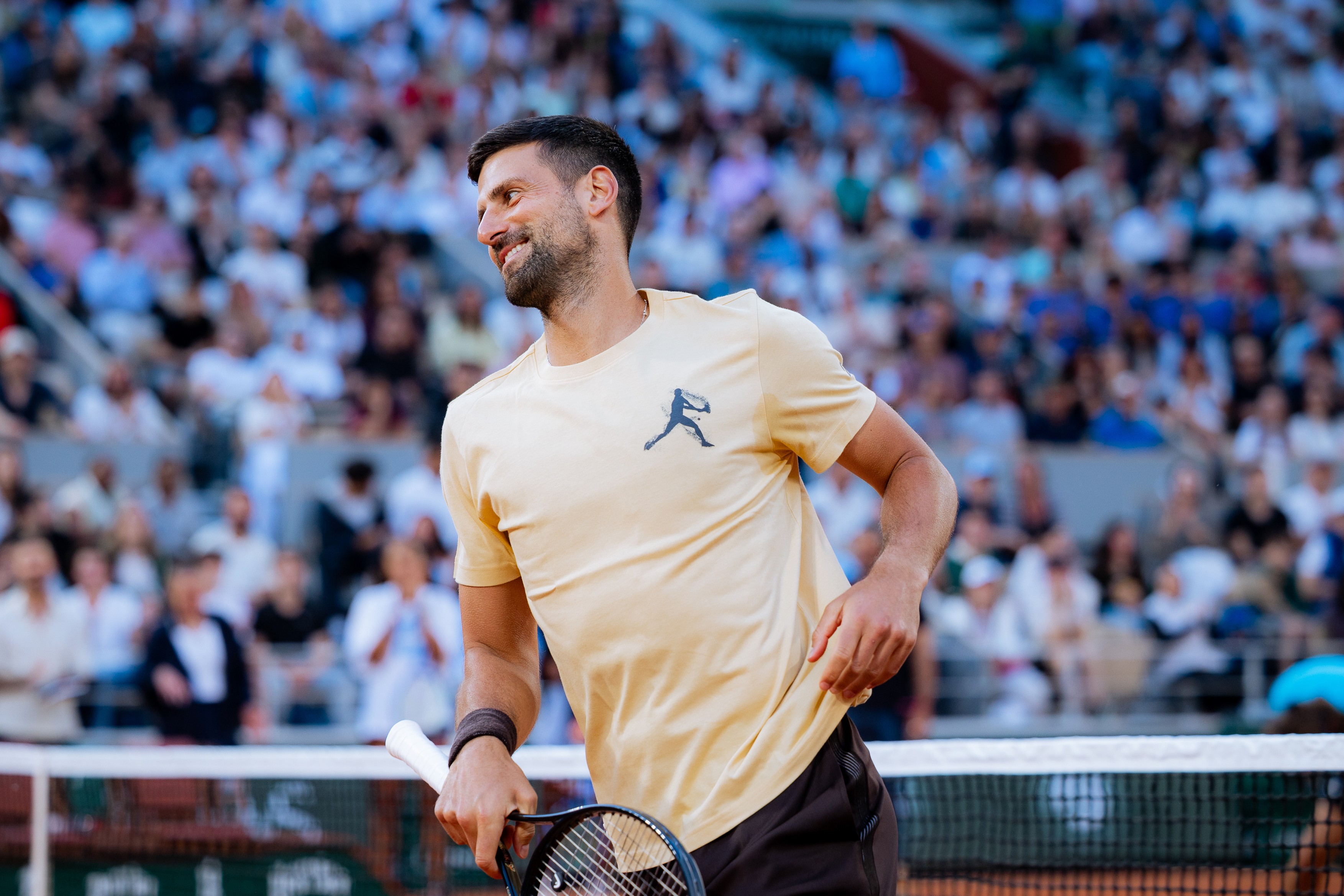 PARIS, FRANCE, MAY 21 : Novak Djokovic of Serbia tennis