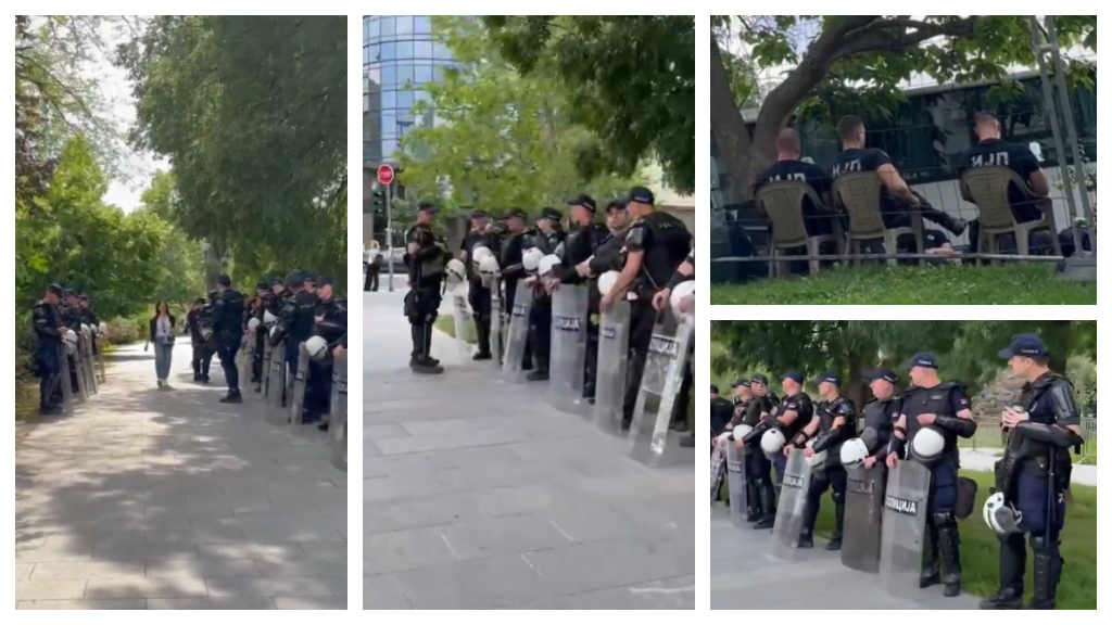 Policija ispred ćacilenda
