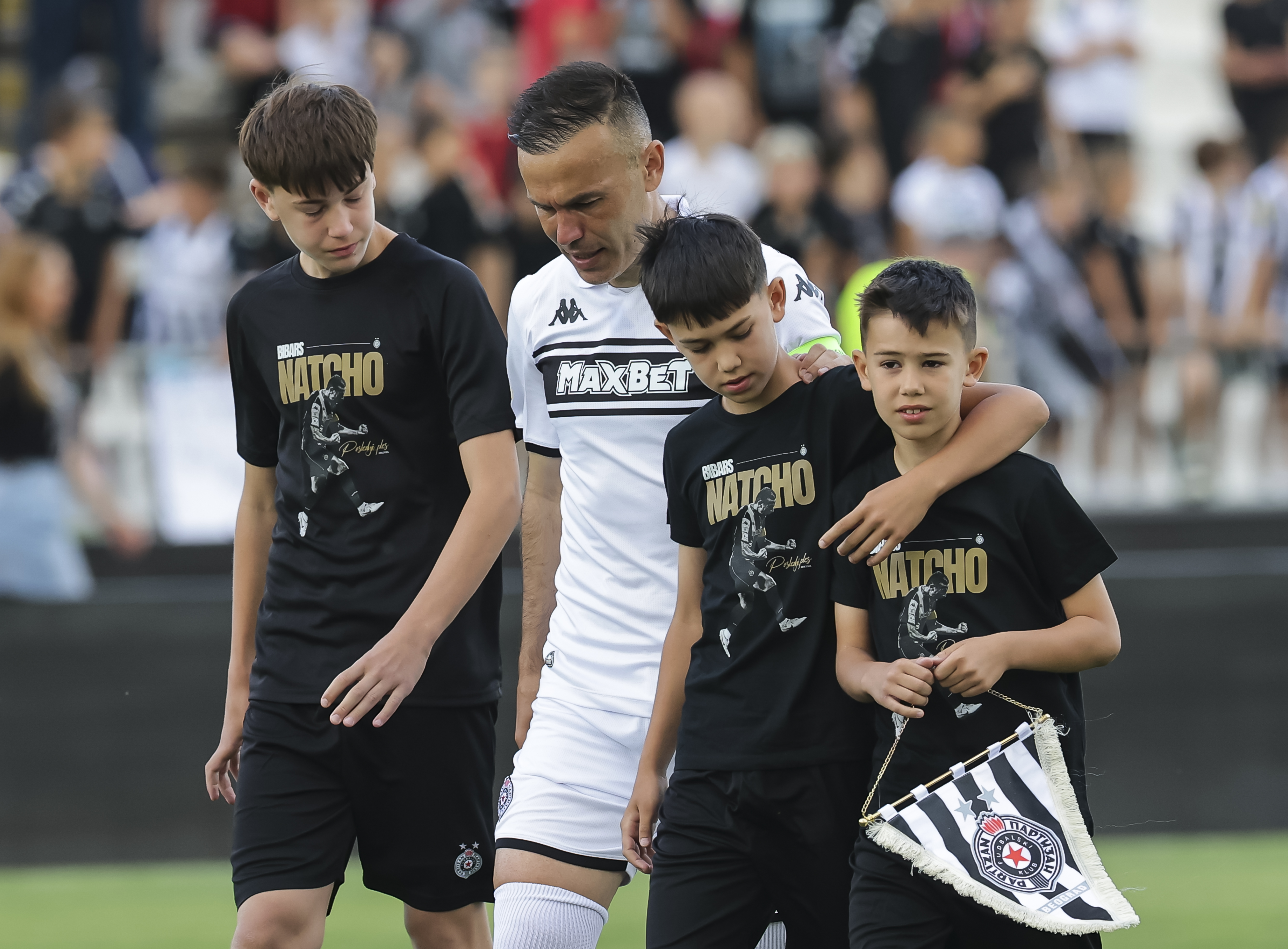 during the Mozzart Super Liga 2025/2026 Play Off match between Partizan and Radnik Surdulica at stadium FK Partizan on May 23, 2026 in Belgrade, Serbia. (Photo by Srdjan Stevanovic/Starsport.rs ©)