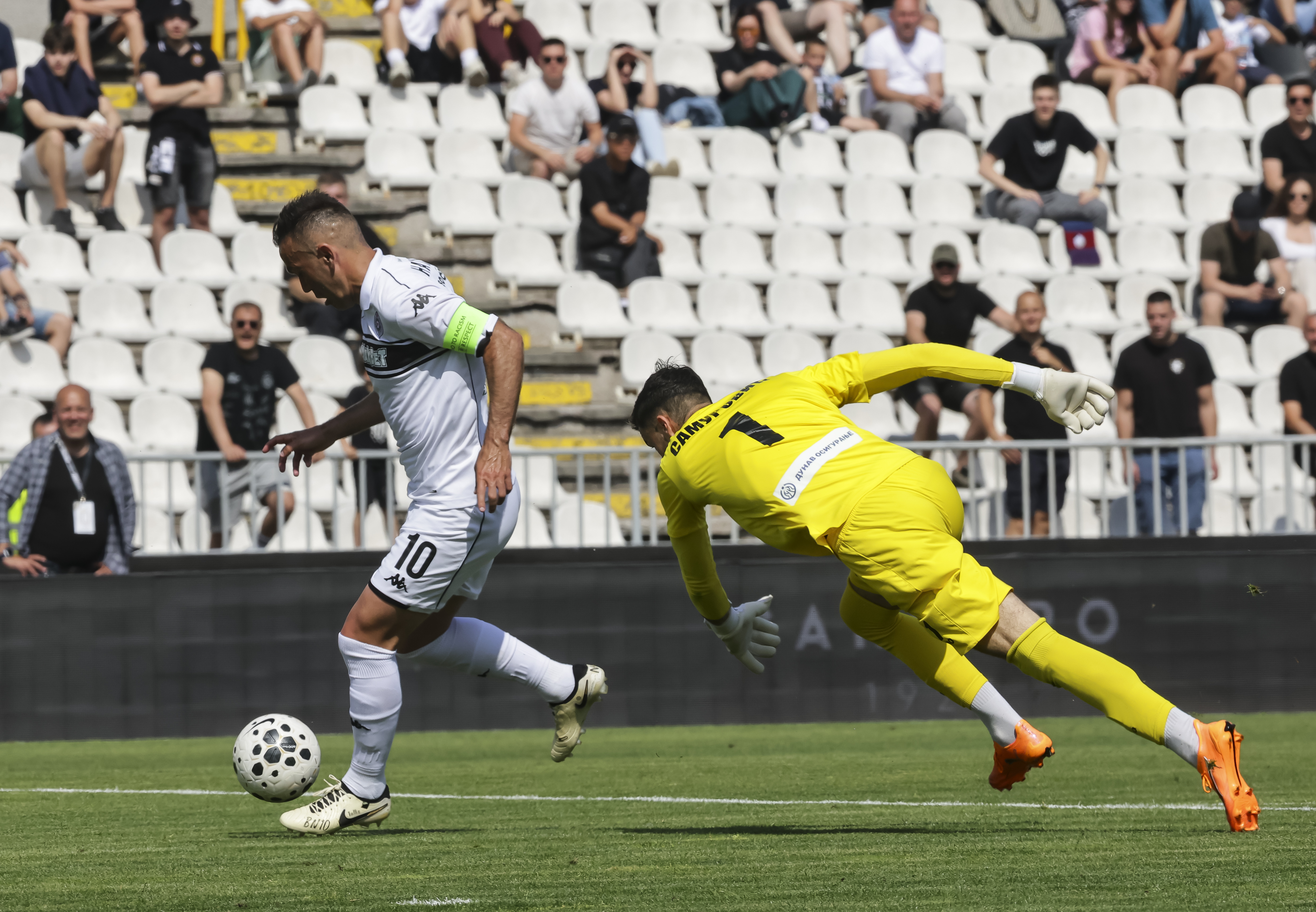 during the Mozzart Super Liga 2025/2026 Play Off match between Partizan and Radnik Surdulica at stadium FK Partizan on May 23, 2026 in Belgrade, Serbia. (Photo by Srdjan Stevanovic/Starsport.rs ©)