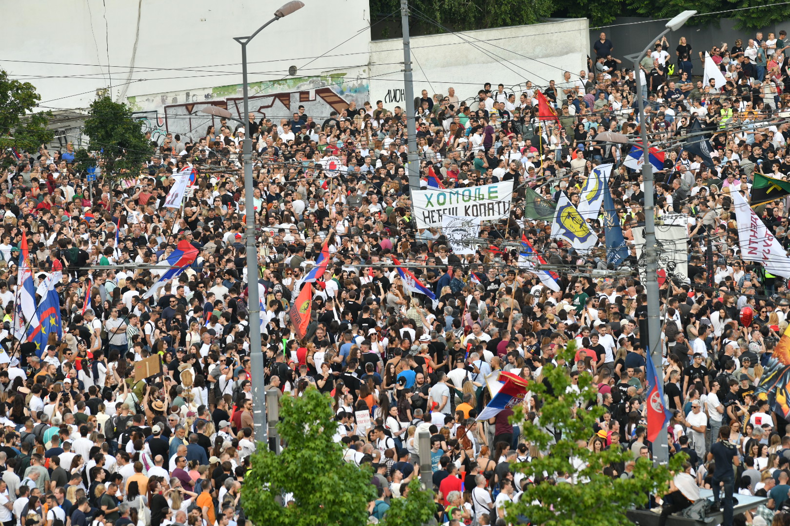 Slavija   Protest Ti i ja, Slavija, jer studenti pobeđuju Foto:Vladislav Mitić/Nova.rs