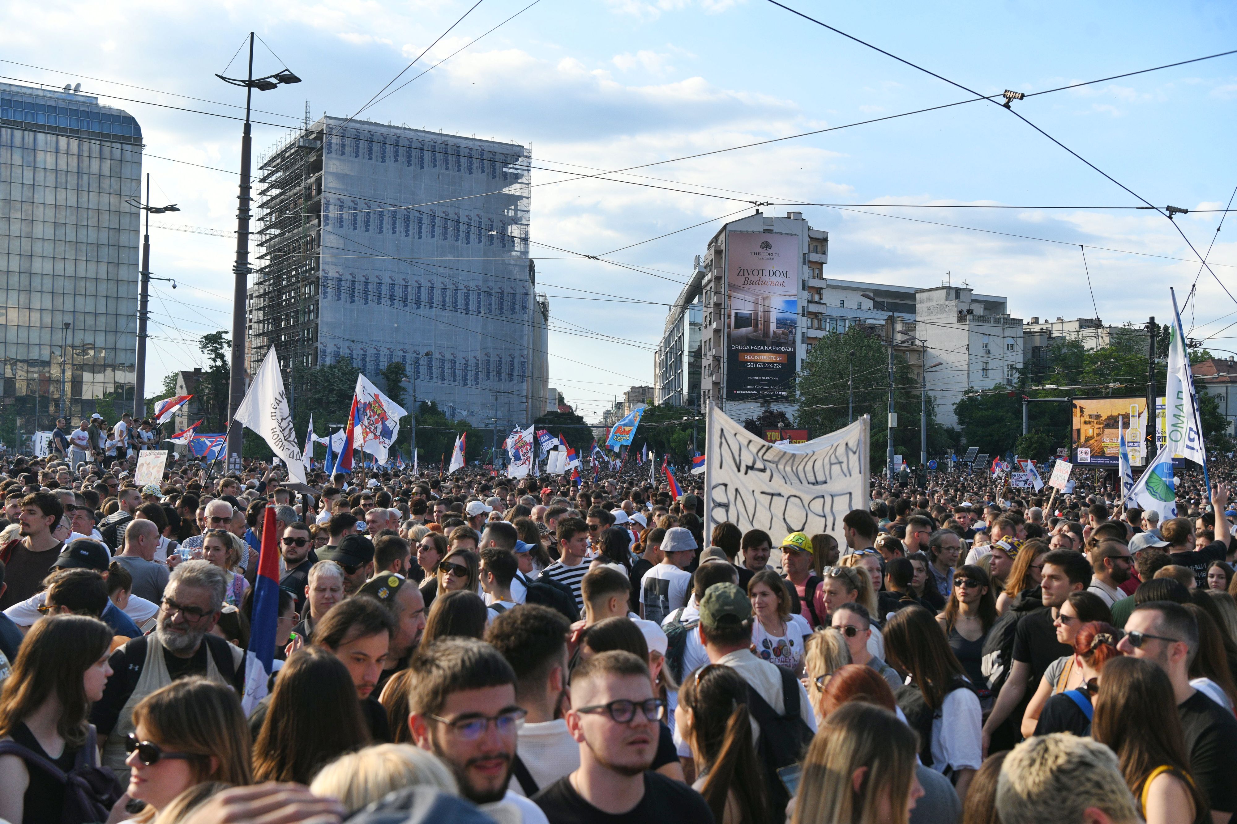 Protest Ti i ja, Slavija, jer studenti pobeđuju Foto: Filip Krainčanić /Nova.rs