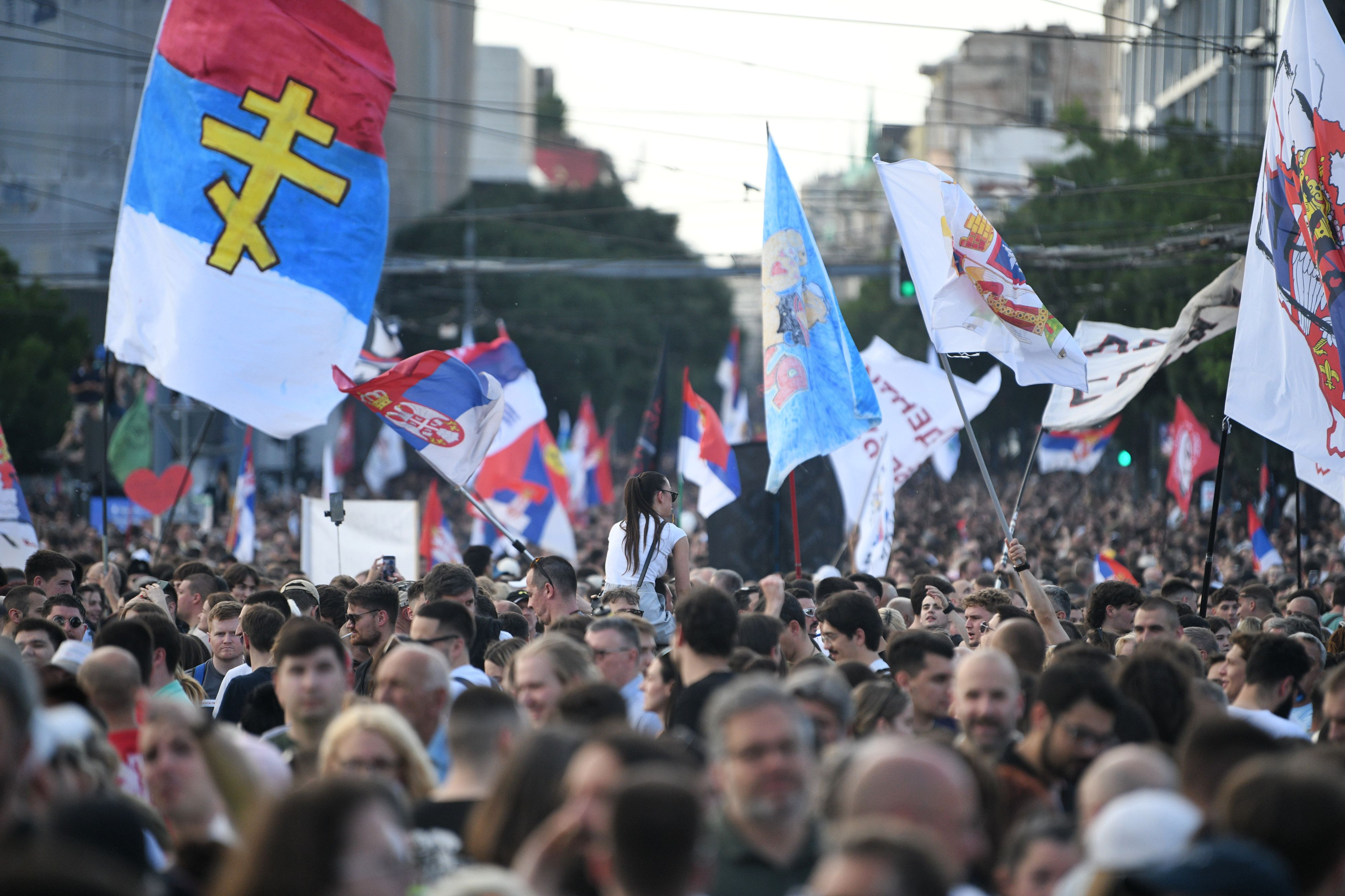 Protest Ti i ja, Slavija, jer studenti pobeđuju Foto: Filip Krainčanić /Nova.rs