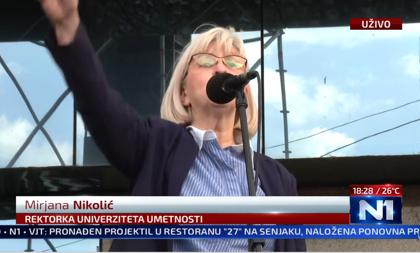 rektorka Mirjana NIkolić
