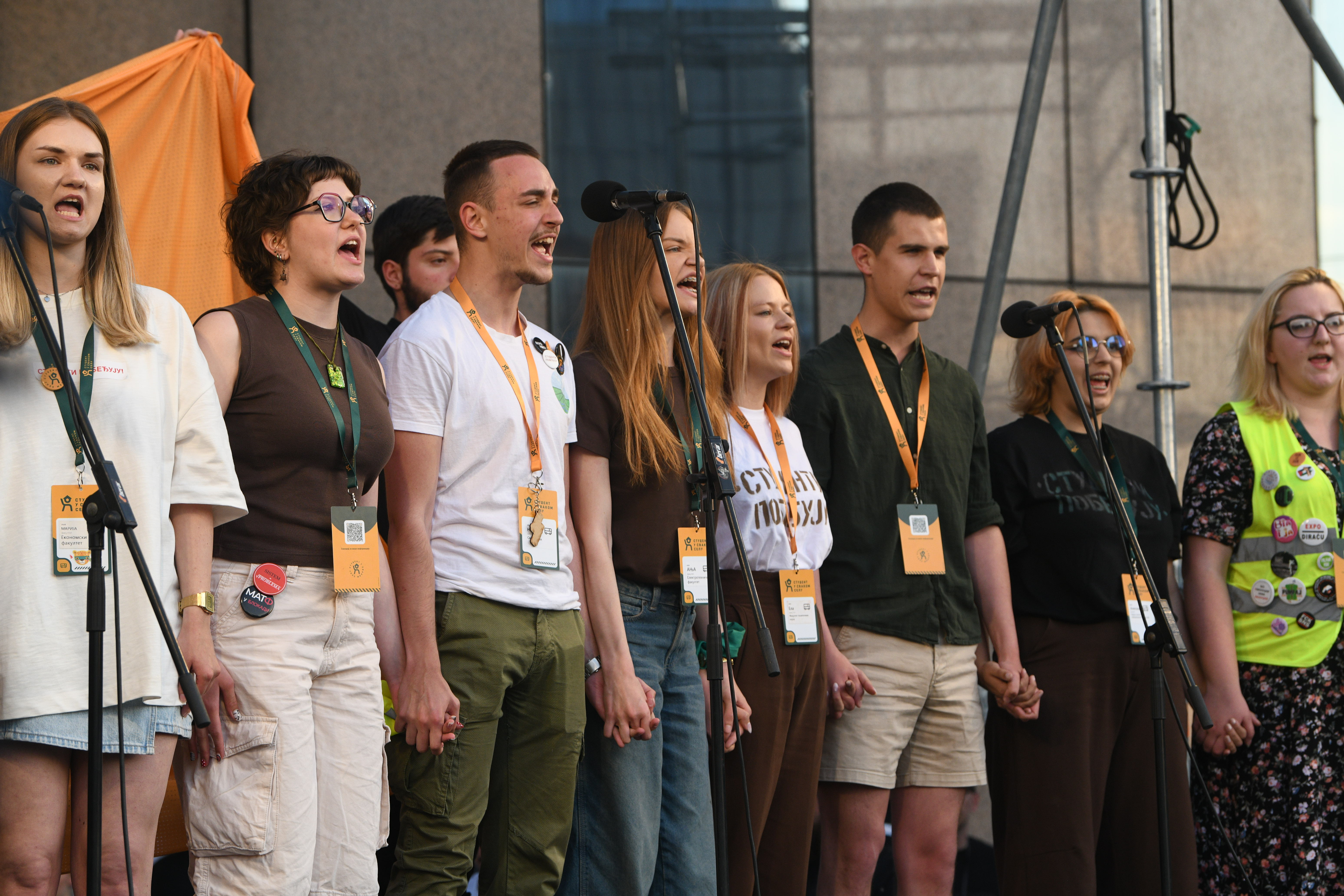gocvornici  Protest Ti i ja, Slavija, jer studenti pobeđuju