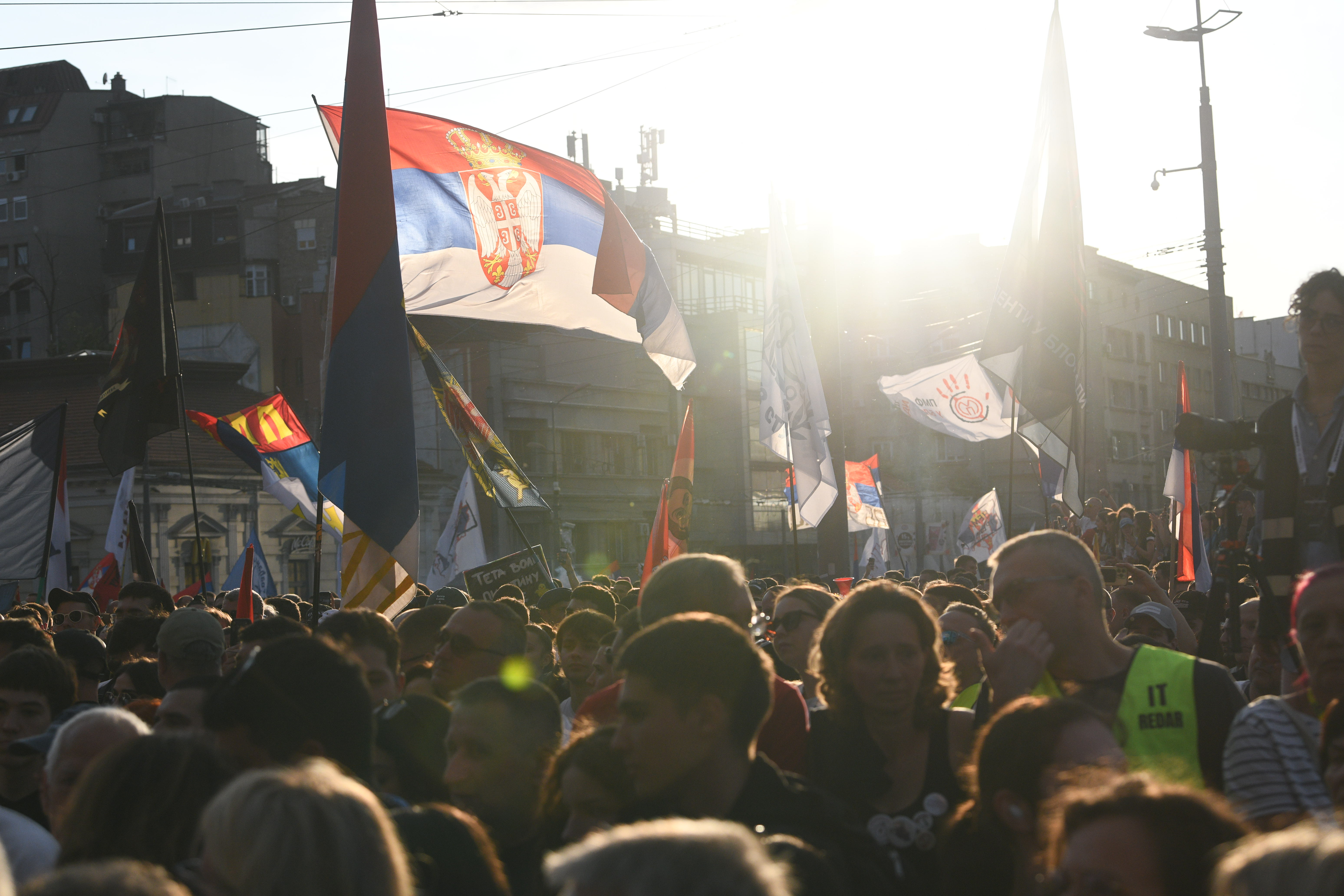 Protest Ti i ja, Slavija, jer studenti pobeđuju Foto: Filip Krainčanić/Nova.rs