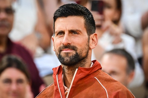 Novak DJOKOVIC of Serbia during the first day of the Roland-Garros 2026, Fr